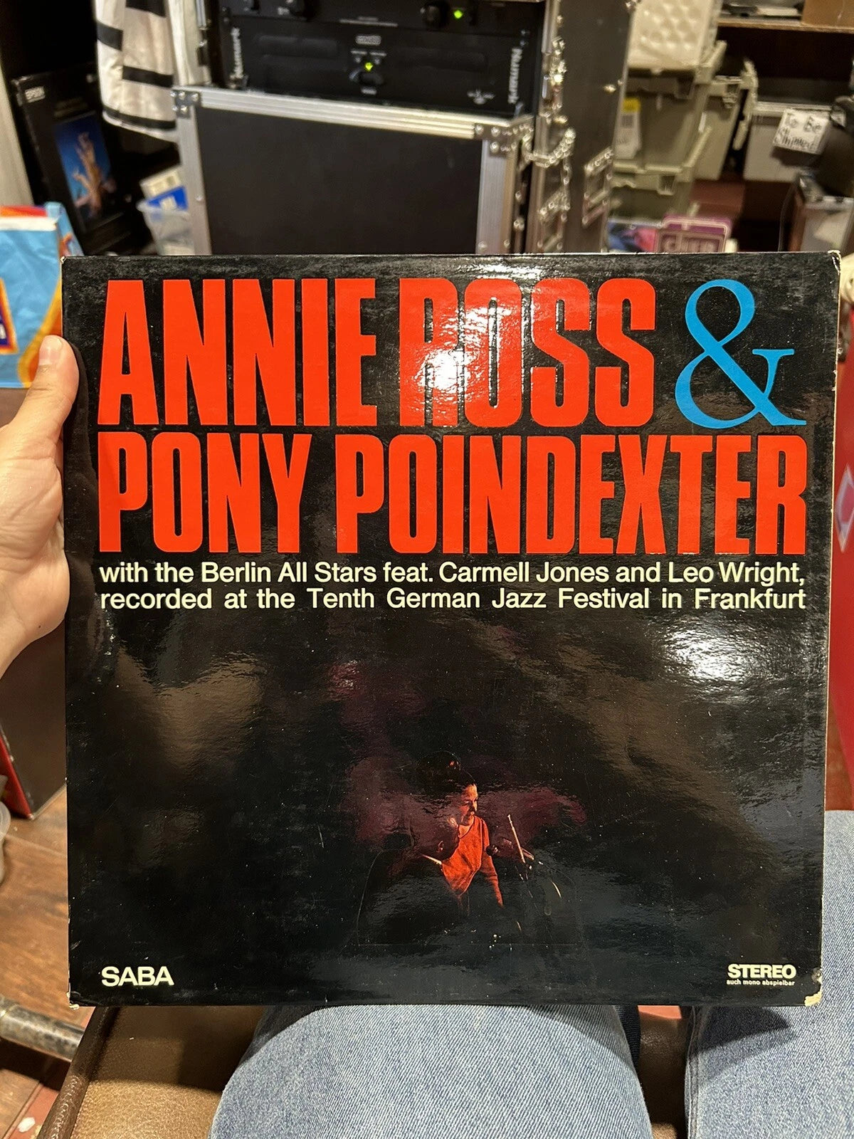 Annie Ross & Pony Poindexter Original German Foc Saba Stereo 60s LP NM