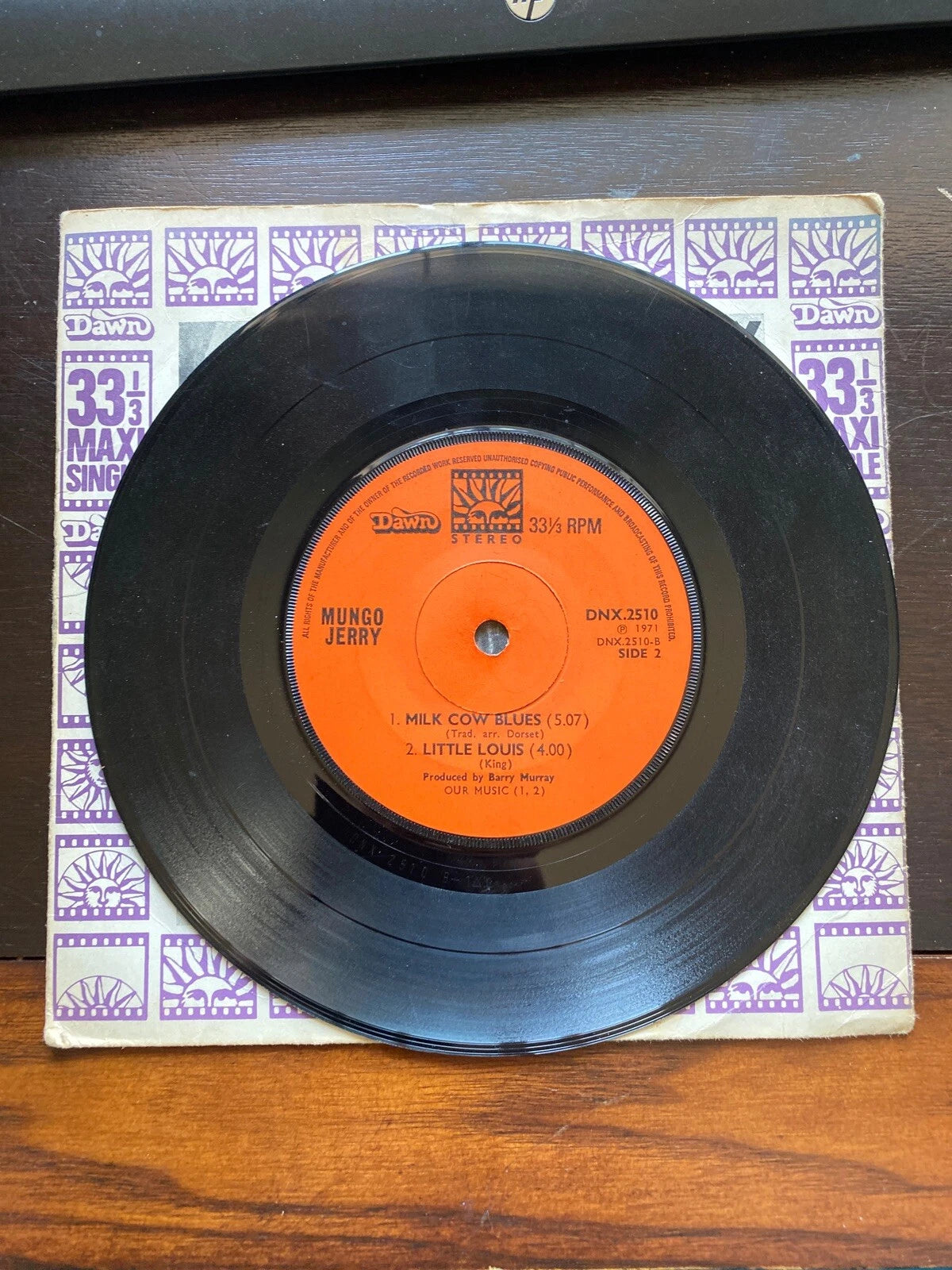 Mungo Jerry EP - Lady Rose + 3 Tracks DAWN DNX.2510 7" EP 33 RPM Record