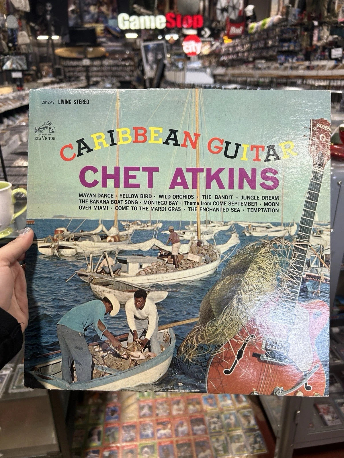 TAS RCA LSP 2549 CHET ATKINS CARIBBEAN GUITAR 2S 2S 1962 vg+