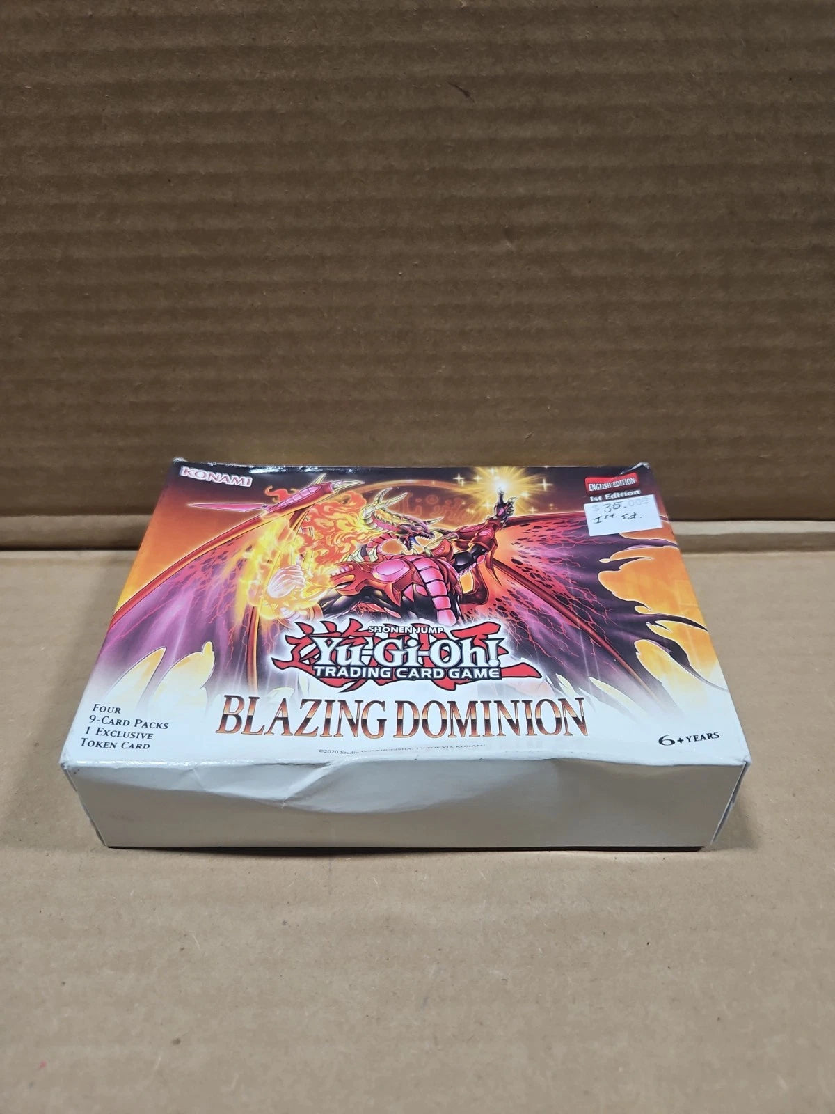 Yu-Gi-Oh! Blazing Dominion Box English 1st Edition Factory Sealed