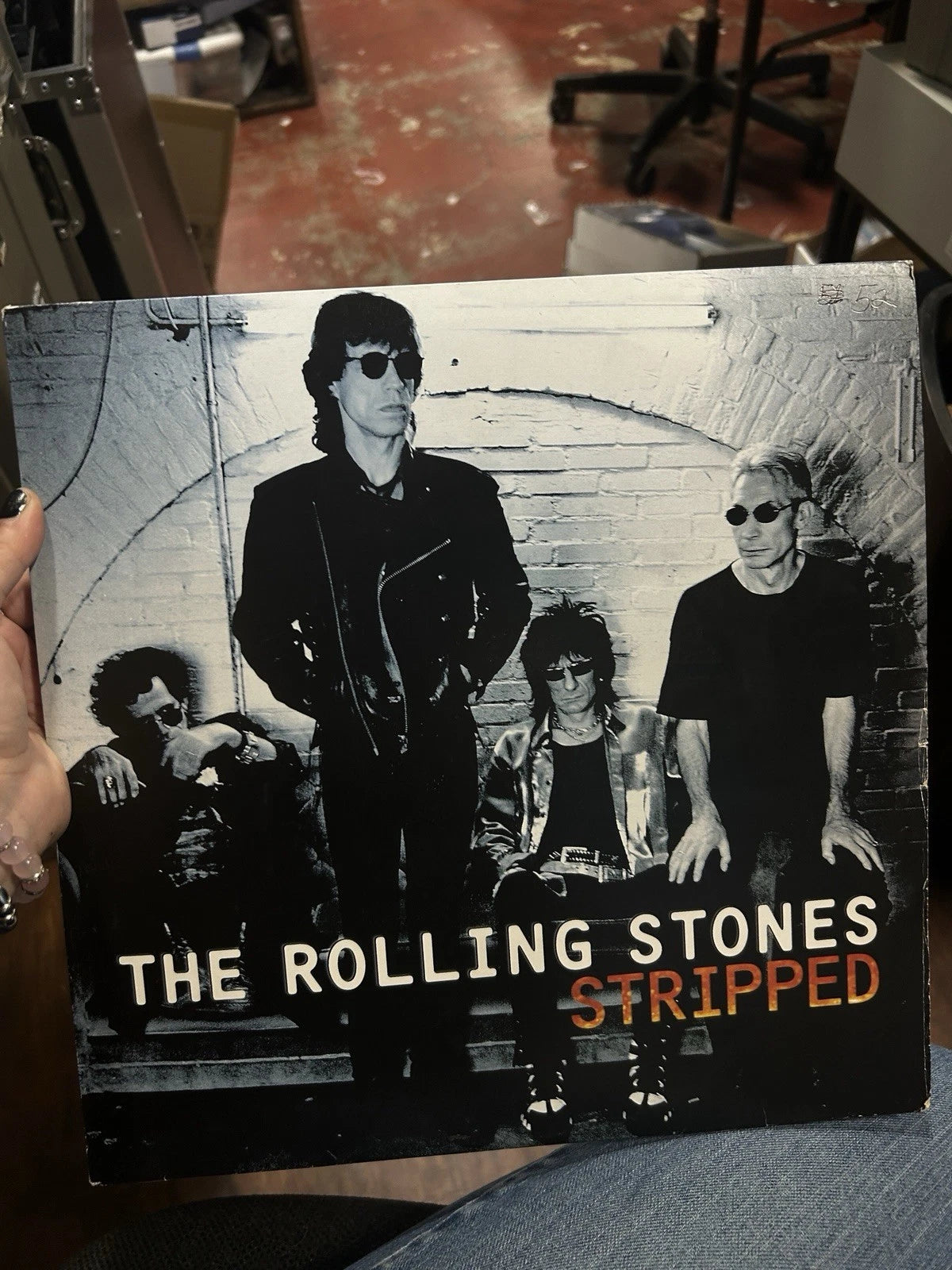 THE ROLLING STONES - STRIPPED 1995 DOUBLE LP SET U.K. PRESSING 7243 8 41040 1 6