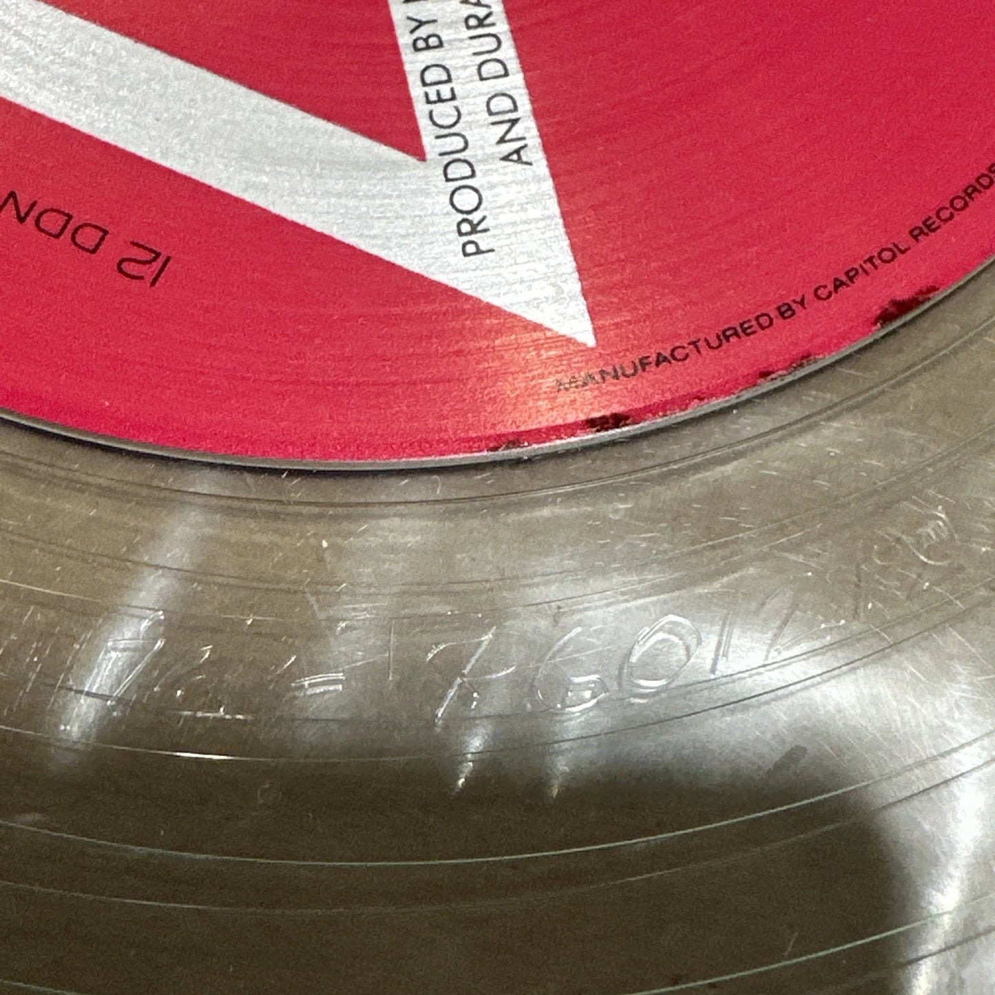 Duran Duran Notorious US Promo 12" Clear Vinyl Rare Extended Mix SPRO -9874