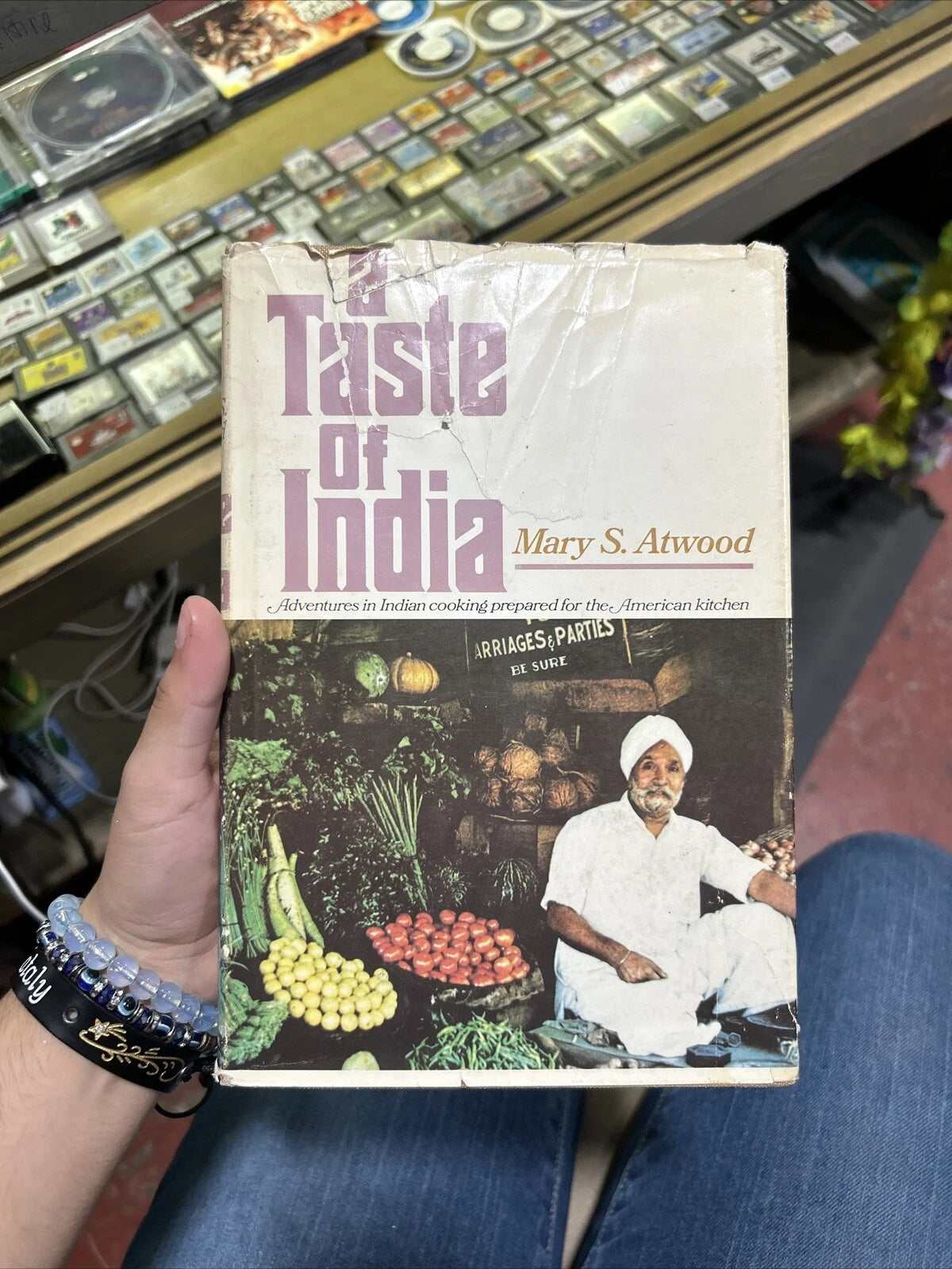 A Taste Of India by Mary S Atwood ,1st Edition; Hardback w/DJ, 1969