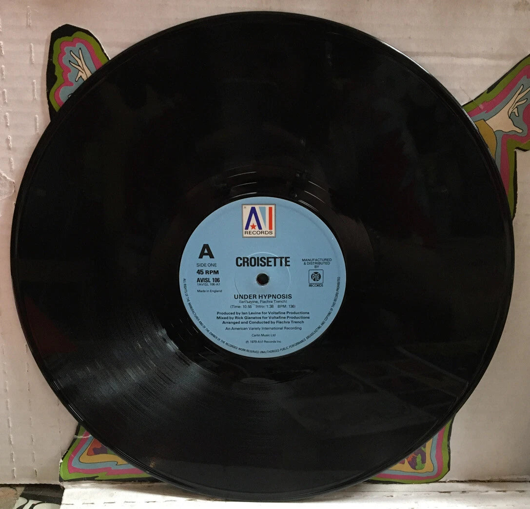Croisette Under Hypnosis/Keep It On Ice 12” UK Import Record AVISL106
