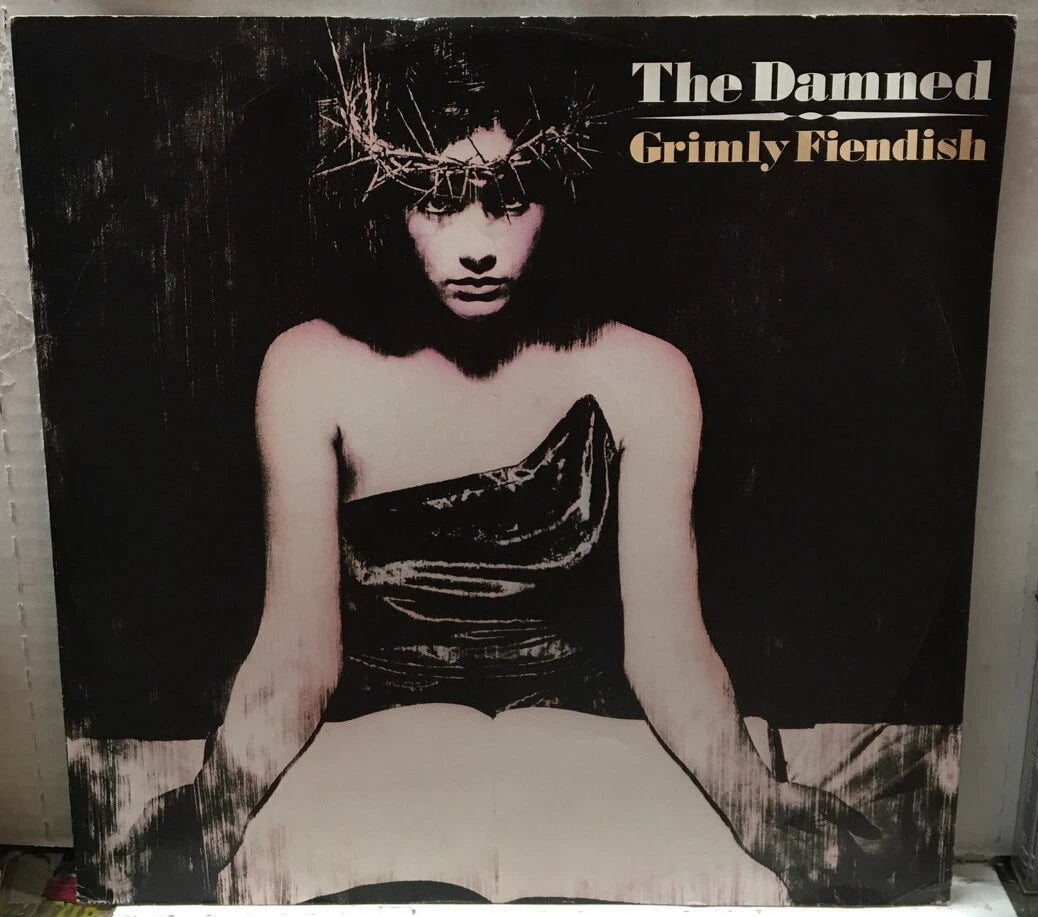 The Damned Grimly Fiendish 12” UK Import Single GRIMT1