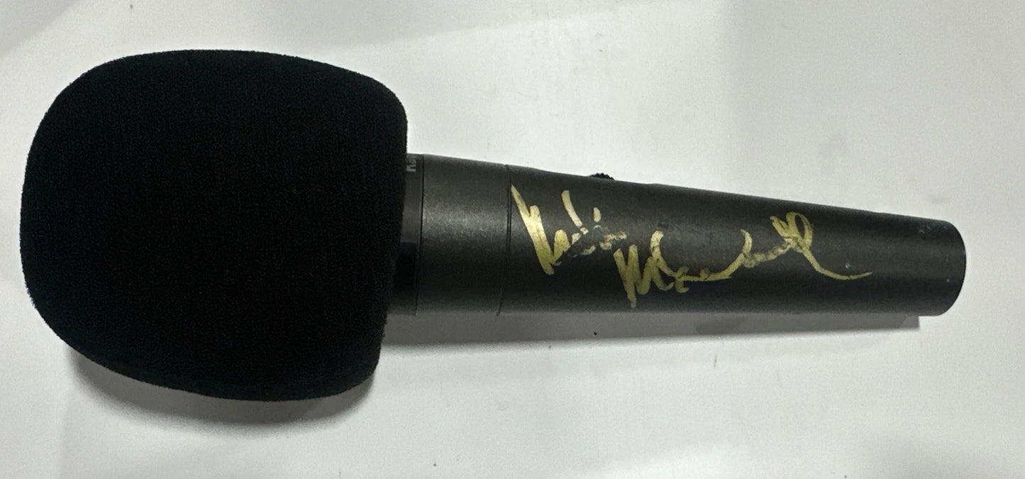 MICHAEL MCDONALD Double Signed RadioShack Microphone