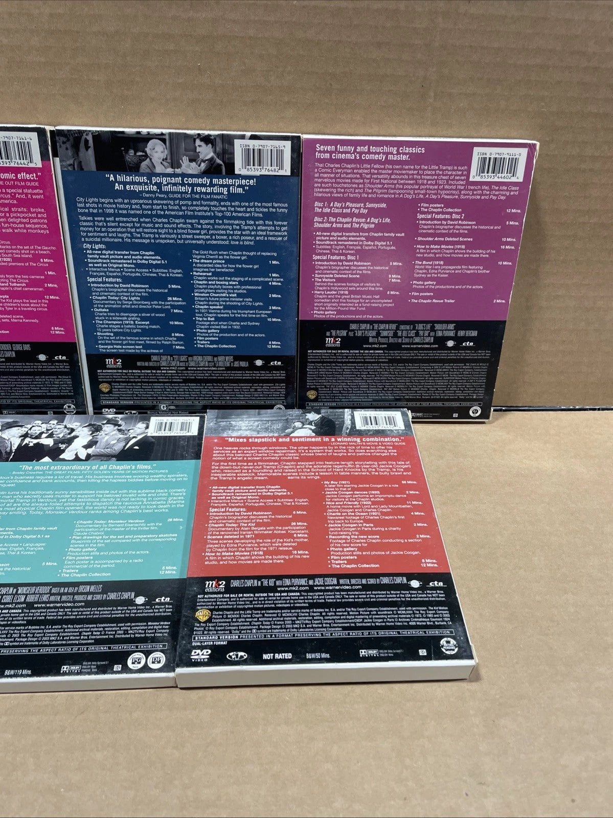 The Chaplin Collection: Volume 2 (DVD, 2004, 12-Disc Set)
