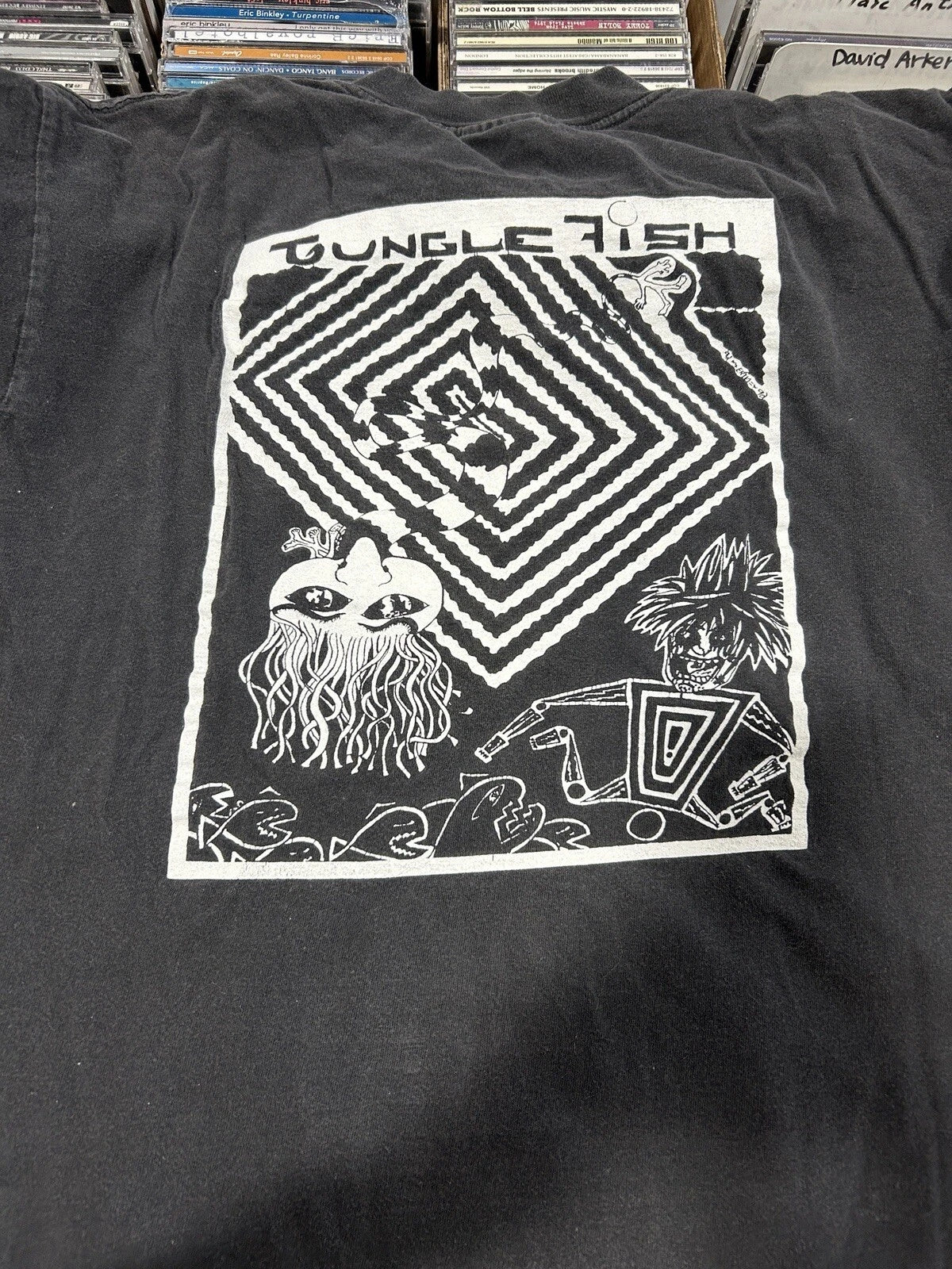 Jungle Fish Punk T shirt Size L 42-44