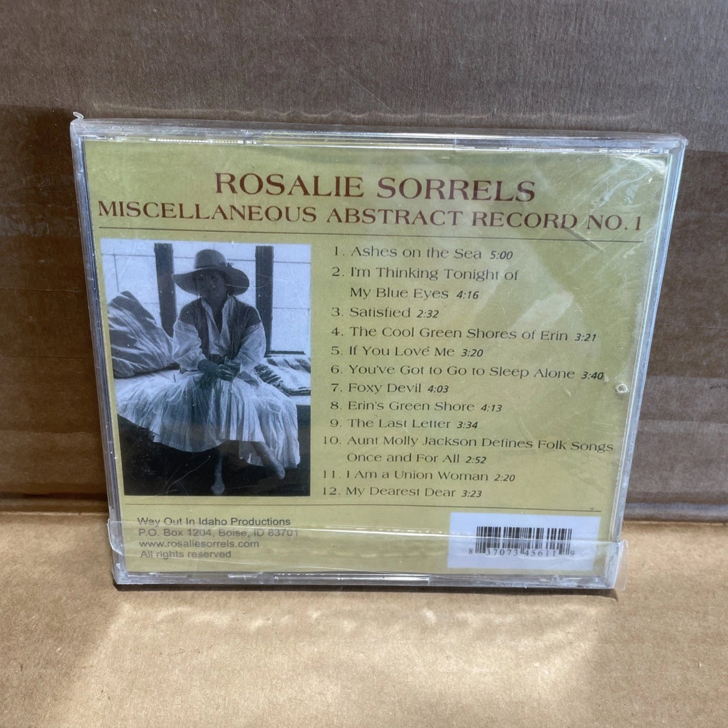 ROSALIE SORRELS Miscellaneous Abstract Record No.1 Sealed