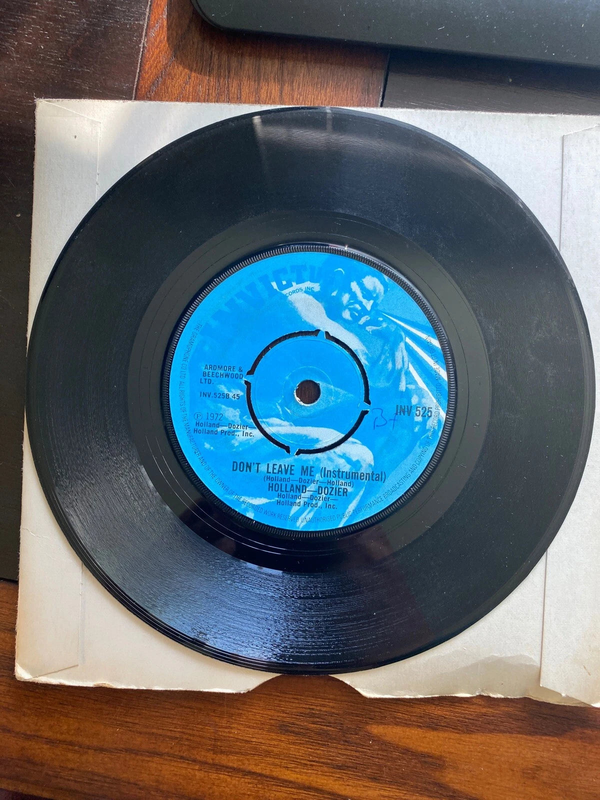 Holland-Dozier Why Can't We Be Lovers UK 7" vinyl single record INV525
