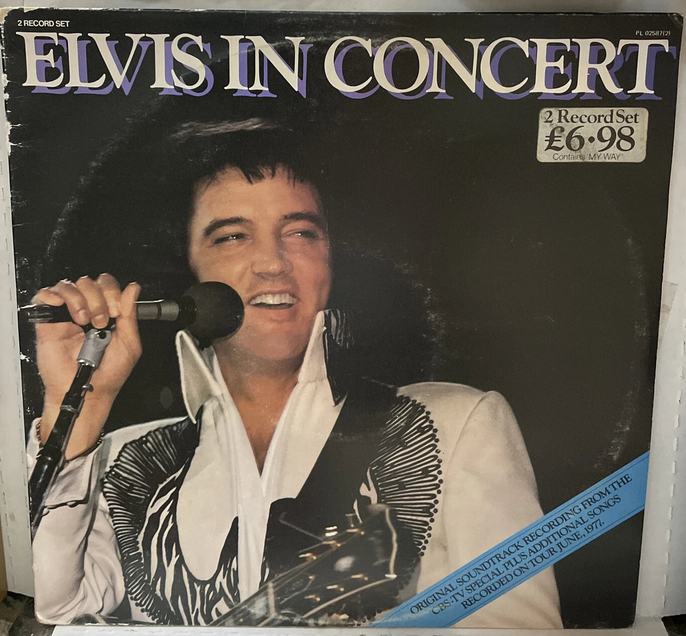 Elvis Presley Elvis In Concert UK Import Record PL02587