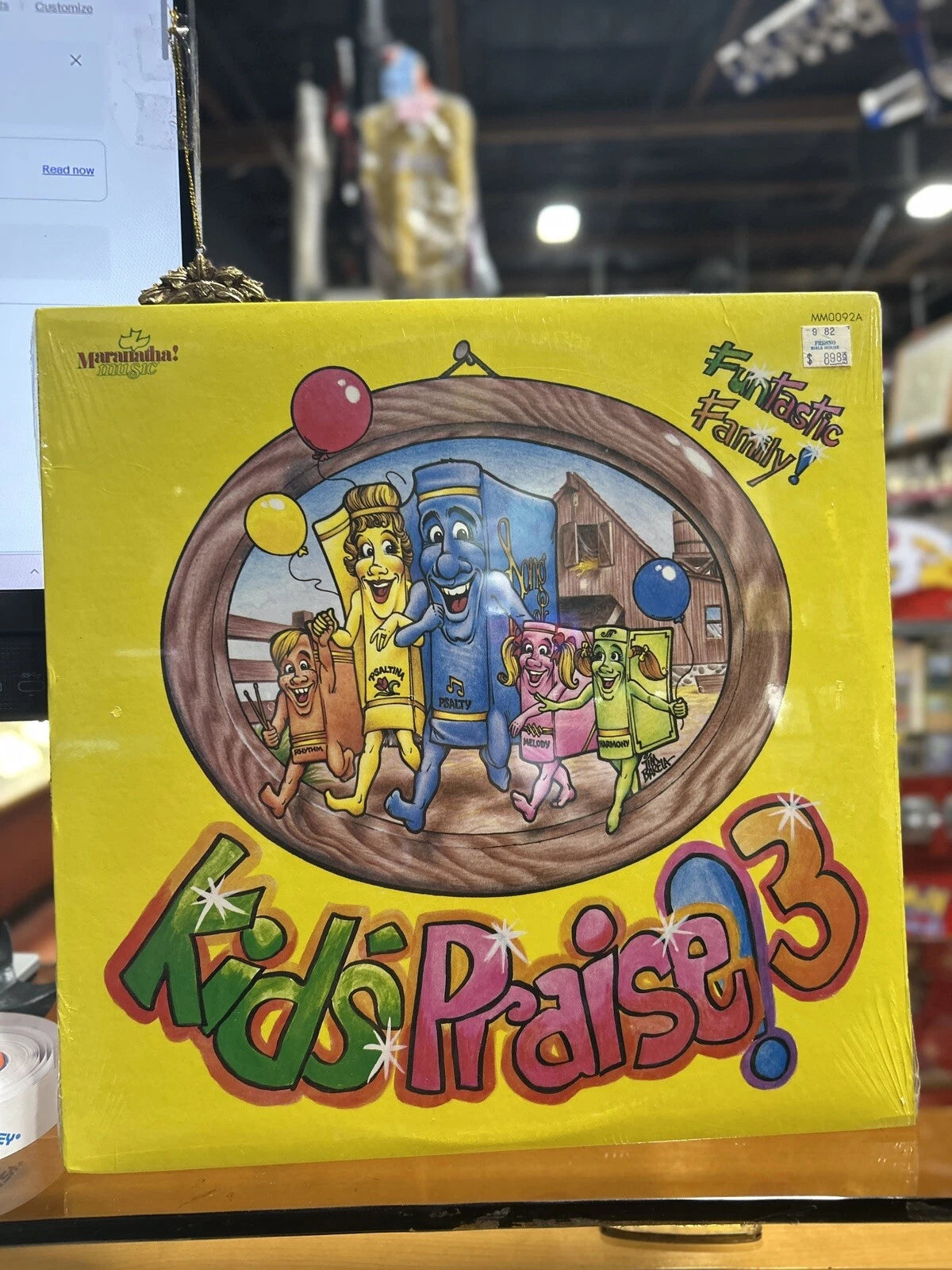 ERNIE RETTINO Debby Kerner KID'S PRAISE! 3 Funtastic Family! LP #MM0092A sealed