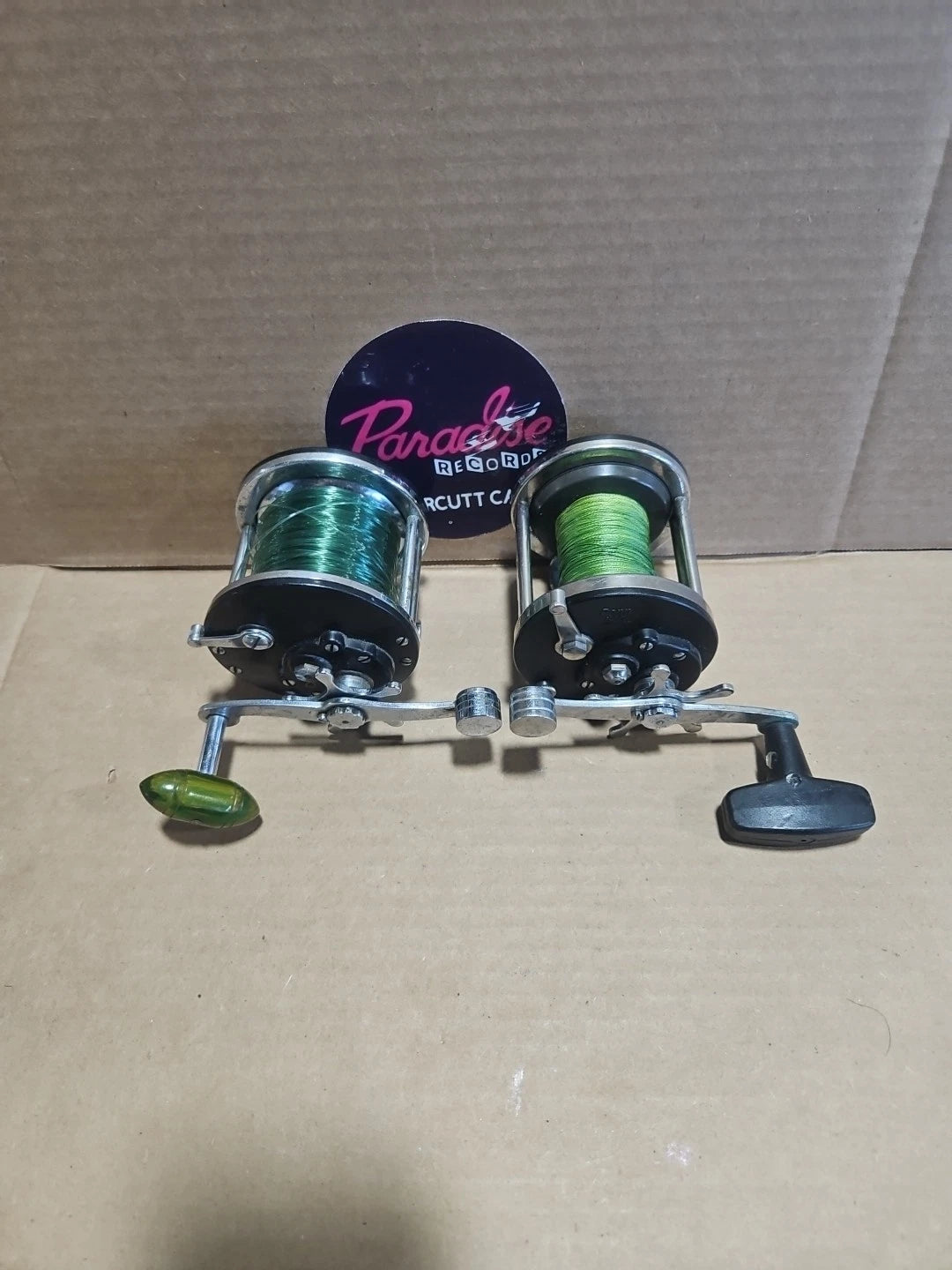 Penn Long Beach 65 Baitcast Fishing Reel + Penn Jigmaster 500 Reel Vintage
