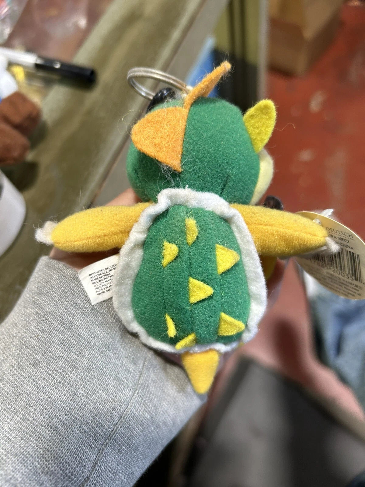 Vintage 1997 BD&A Nintendo 64 Bowser 6" Beanie Bean Bag Plush Doll With Tag