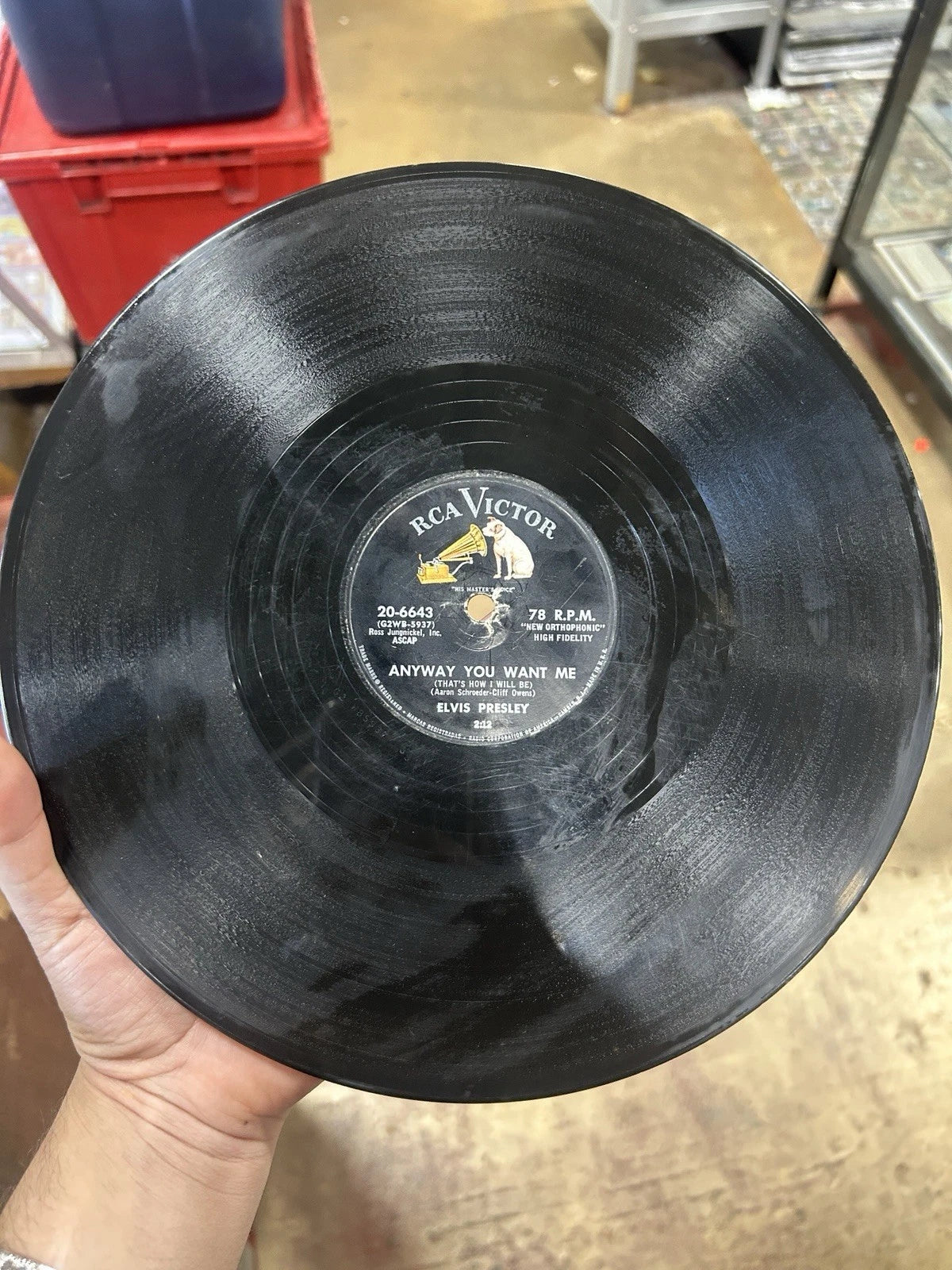 ELVIS PRESLEY 78rpm & Sheet Music "LOVE ME TENDER" Original 1956 ON RCA #20-6643