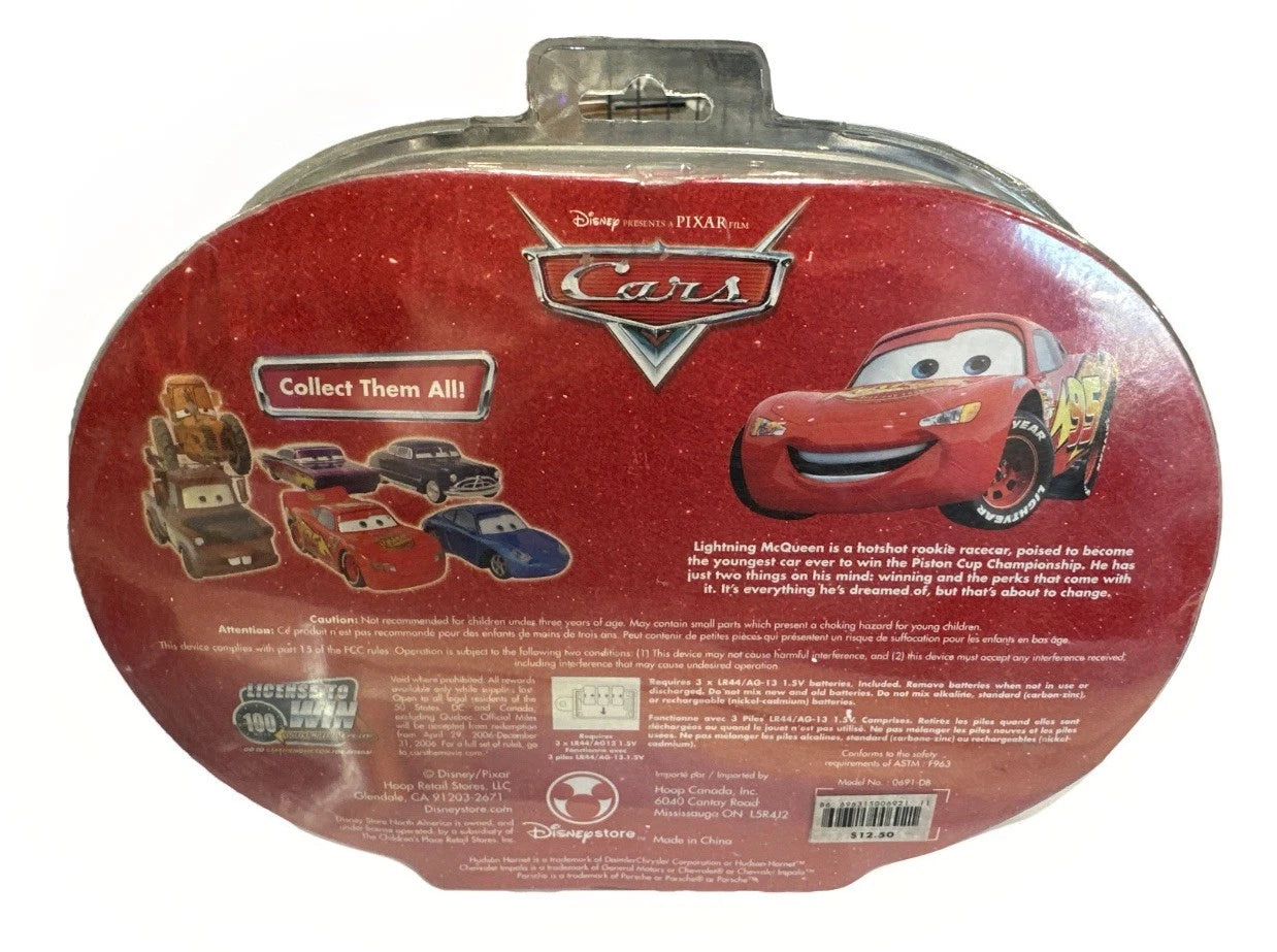 Disney Cars Lightning McQueen Talking Pixar 6” Car New In Box