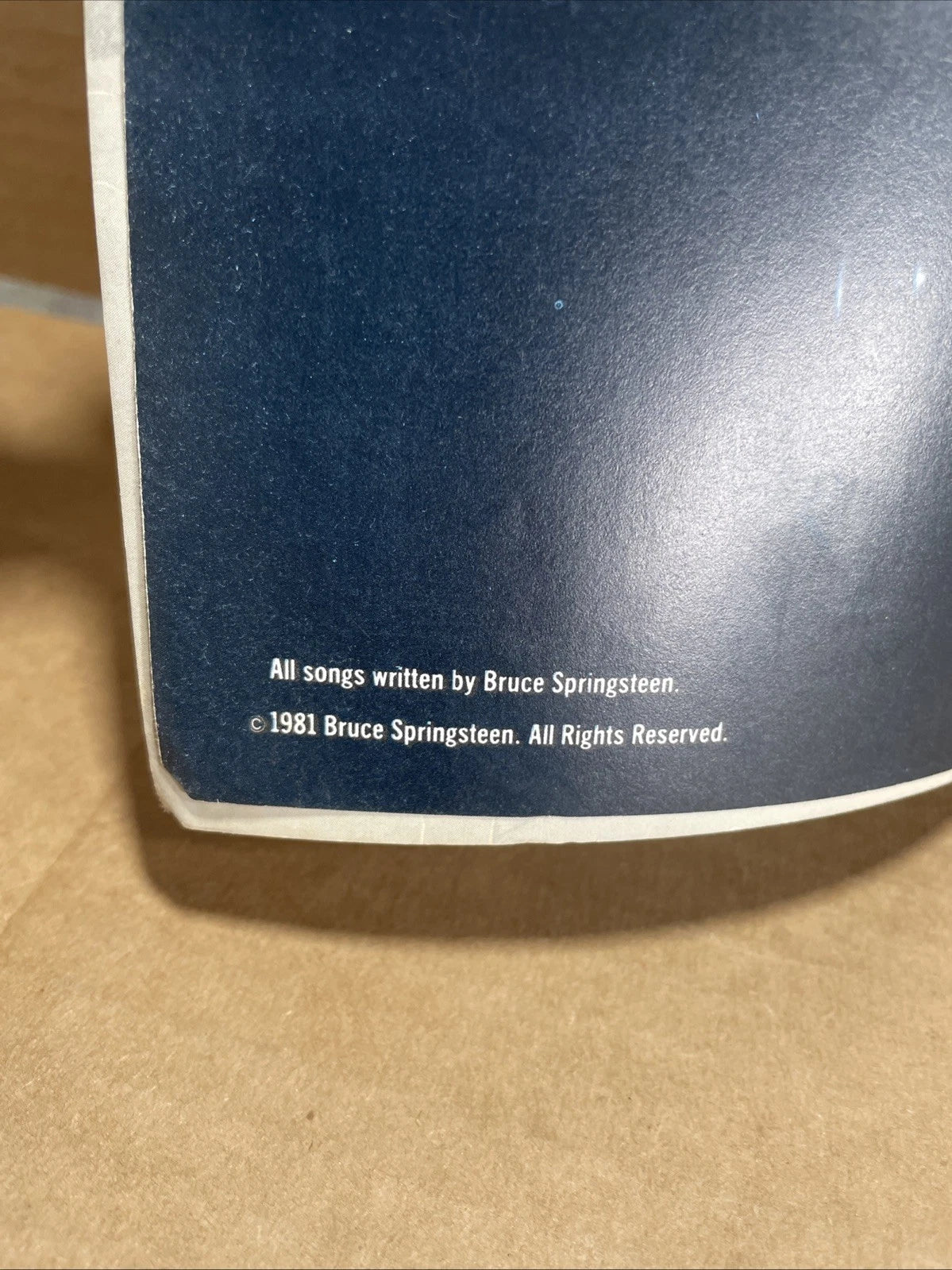 Bruce Springsteen The River SONGBOOK Vocal, Guitar, Piano, Hungry Heart 1981