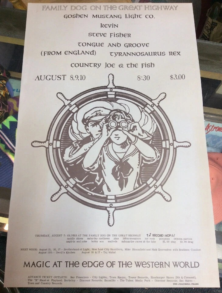 Magic At The Edge Of The Western World 69’ Various Artists Concert Poster
