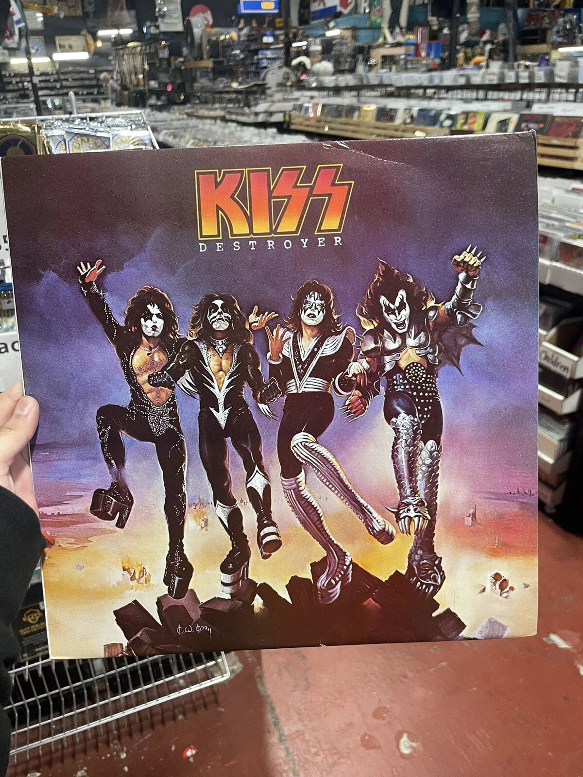 Kiss Destroyer Vinyl Record 1976 Casablanca LP NBLP 7025 nm