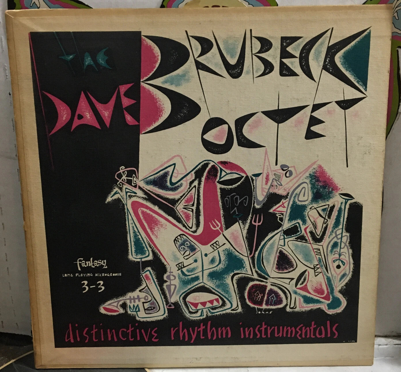 The Dave Brubeck Octet Distinctive Rhythm Instrumentals 10” Record 3-3