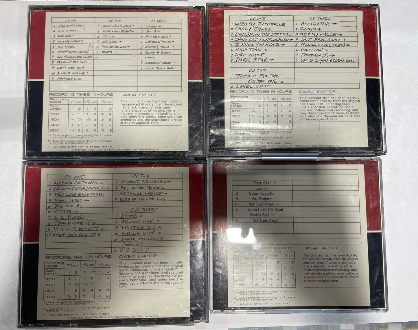 Dick's Picks, Vol. 2 4 5 6 by Grateful Dead Insert Missing Disc