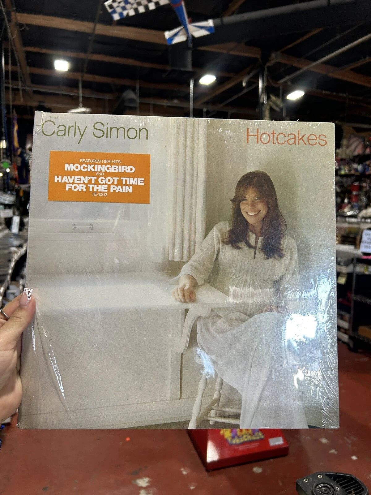 CARLY SIMON Orig 1974 "Hotcakes" LP SEALED w Mockingbird hYPE STICKER SEALED