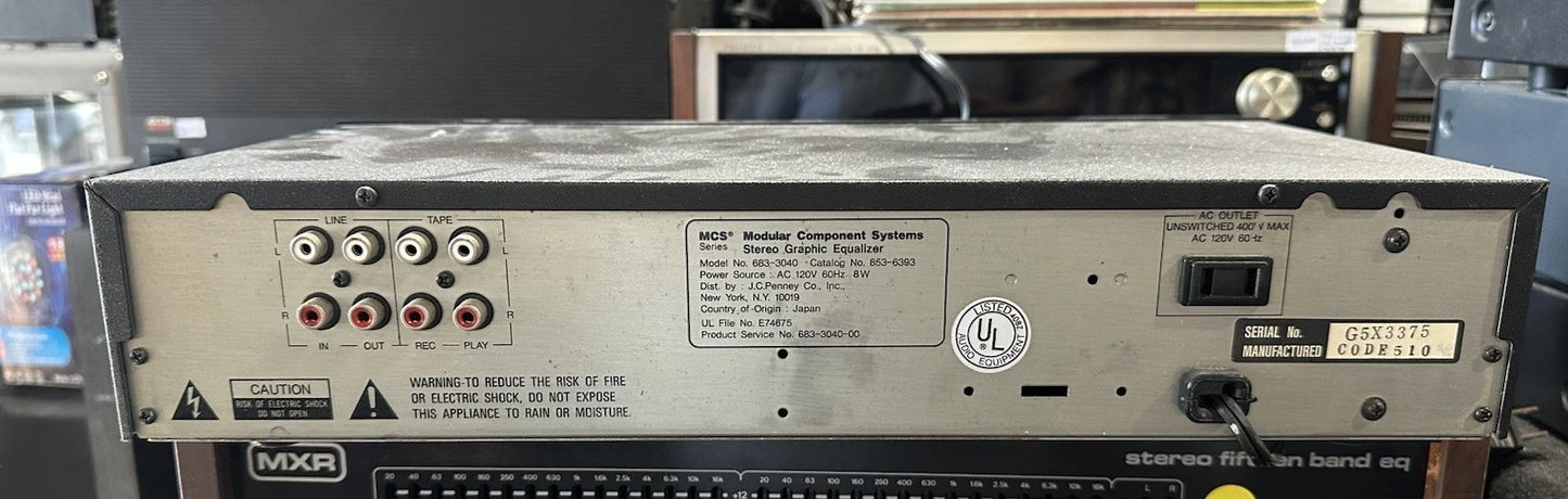 VTG MCS Series 3040 Stereo Graphic Equilizer