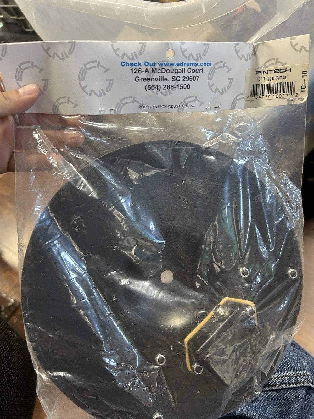 Pintech TC Cymbal - 10" TC Series Single Zone Cymbal