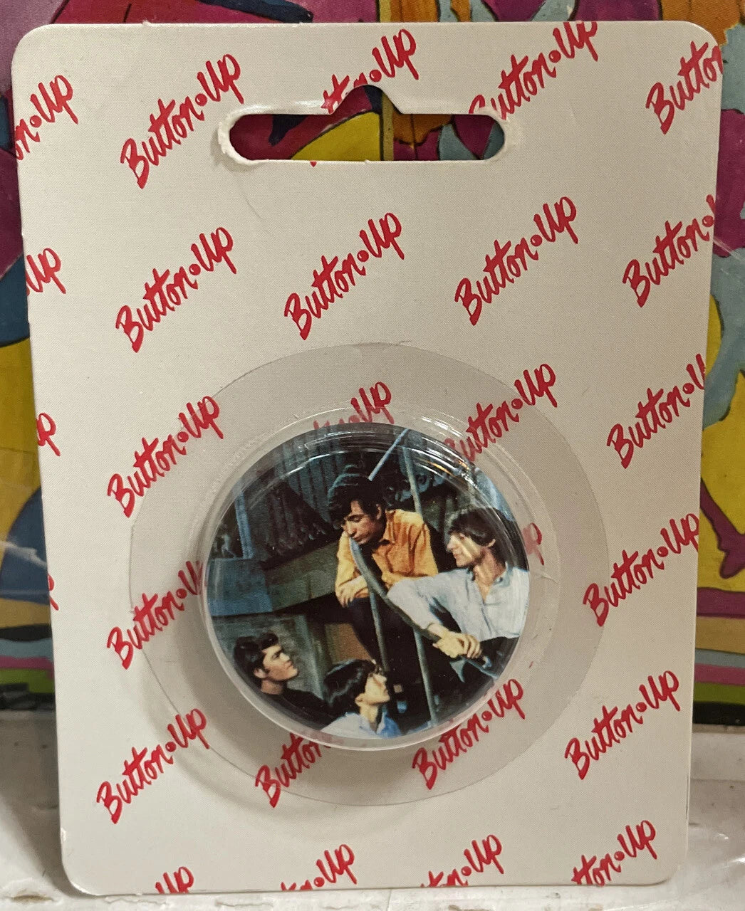 Vintage Monkees Sealed Button