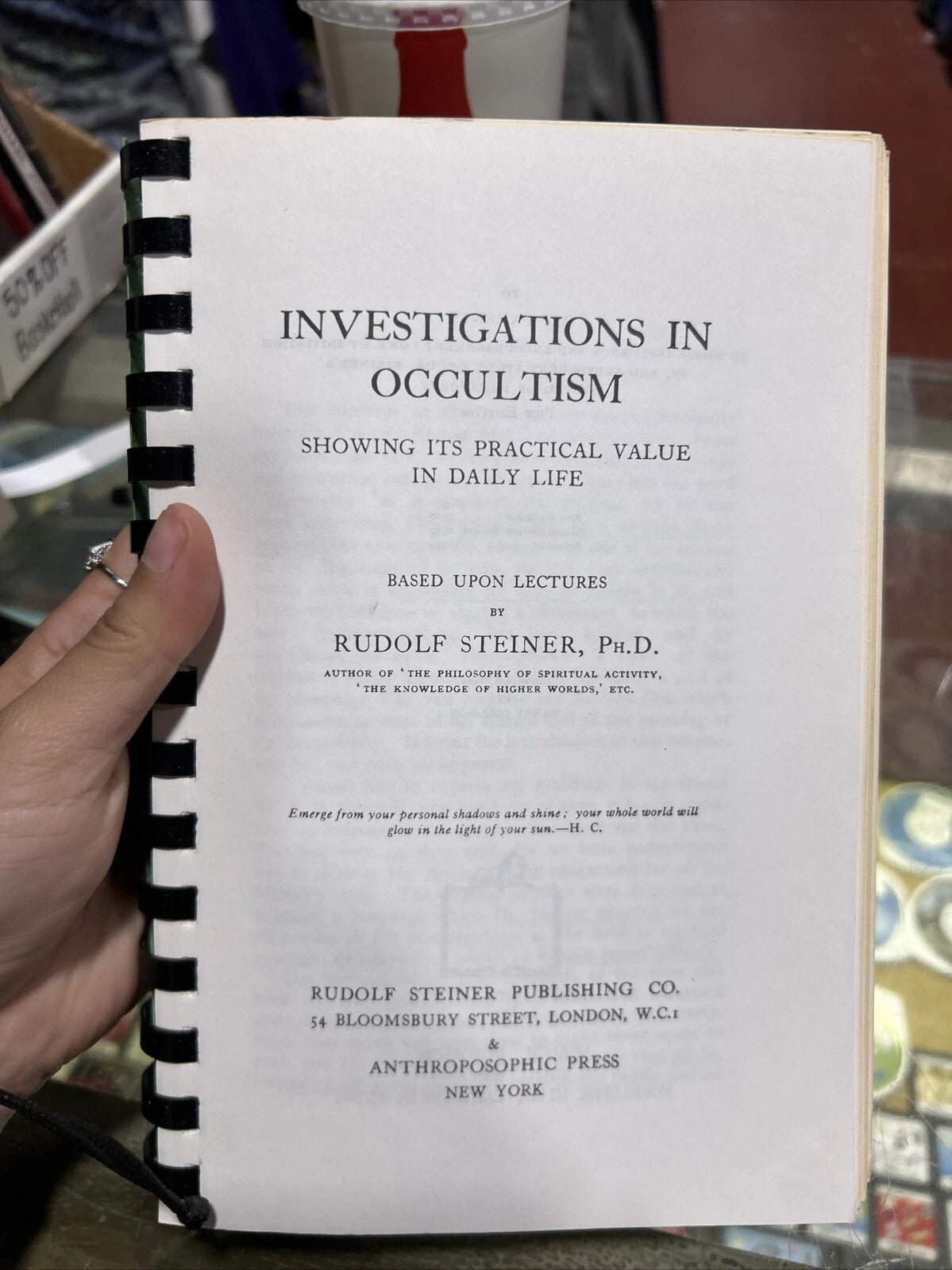Investigations In Occult Studies Based Upon Lectures By Rudolf Steiner