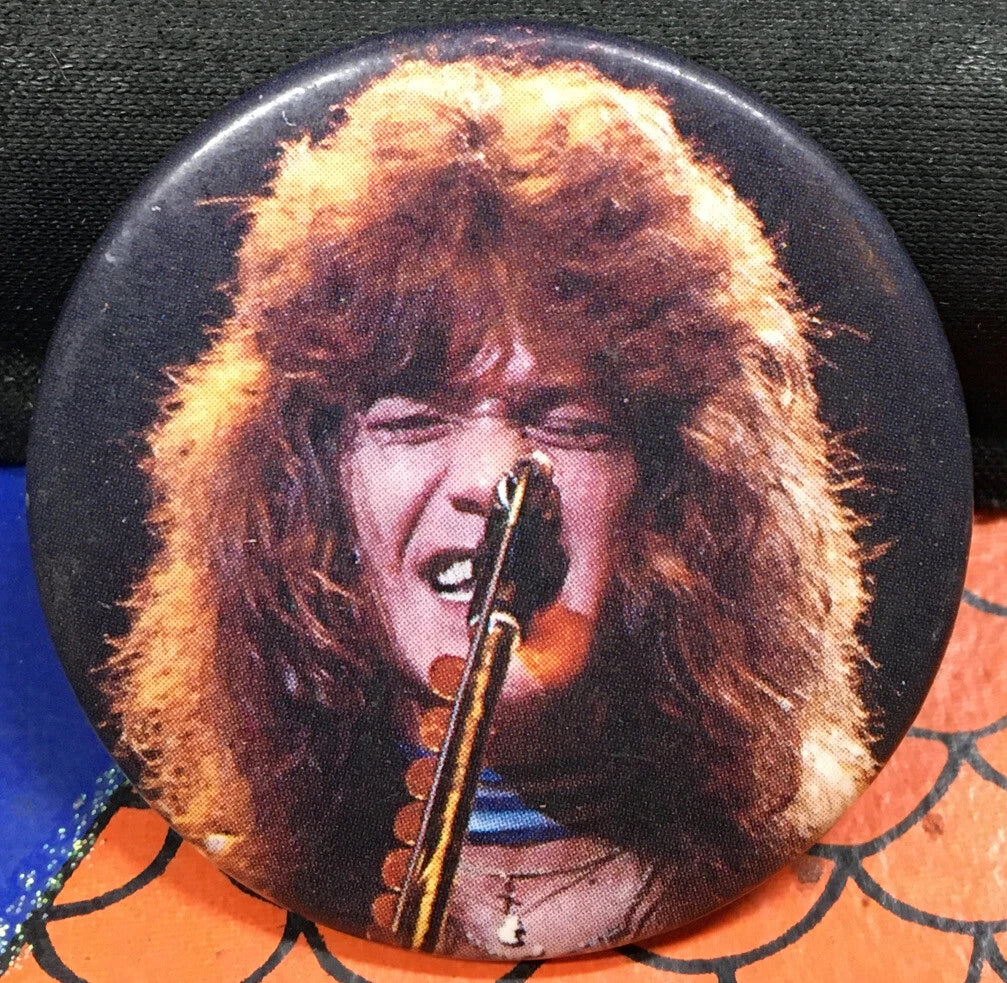 Eddie Van Halen R.I.P. Vintage Button