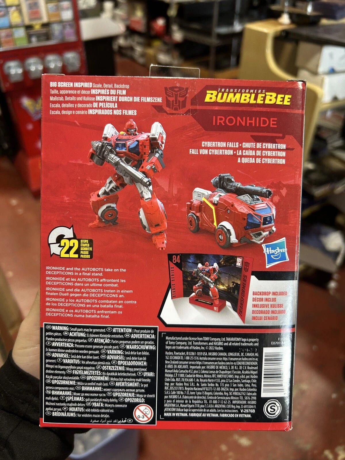 Transformers Studio Series ~ IRONHIDE (BUMBLEBEE MOVIE #84) Deluxe Class