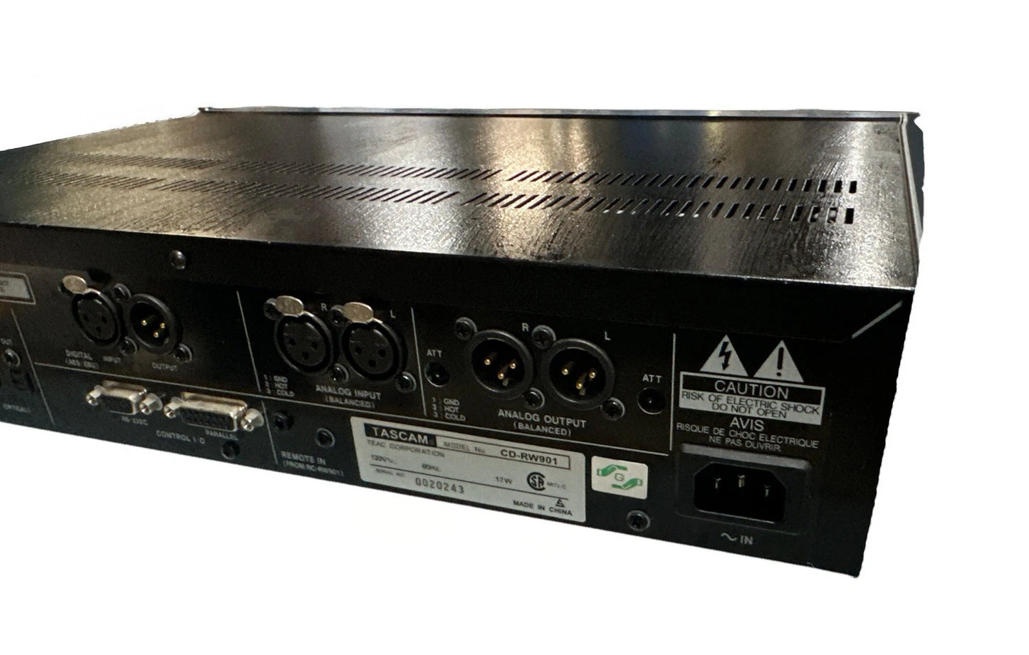 Tascam CD-RW901 CD Player/Recorder