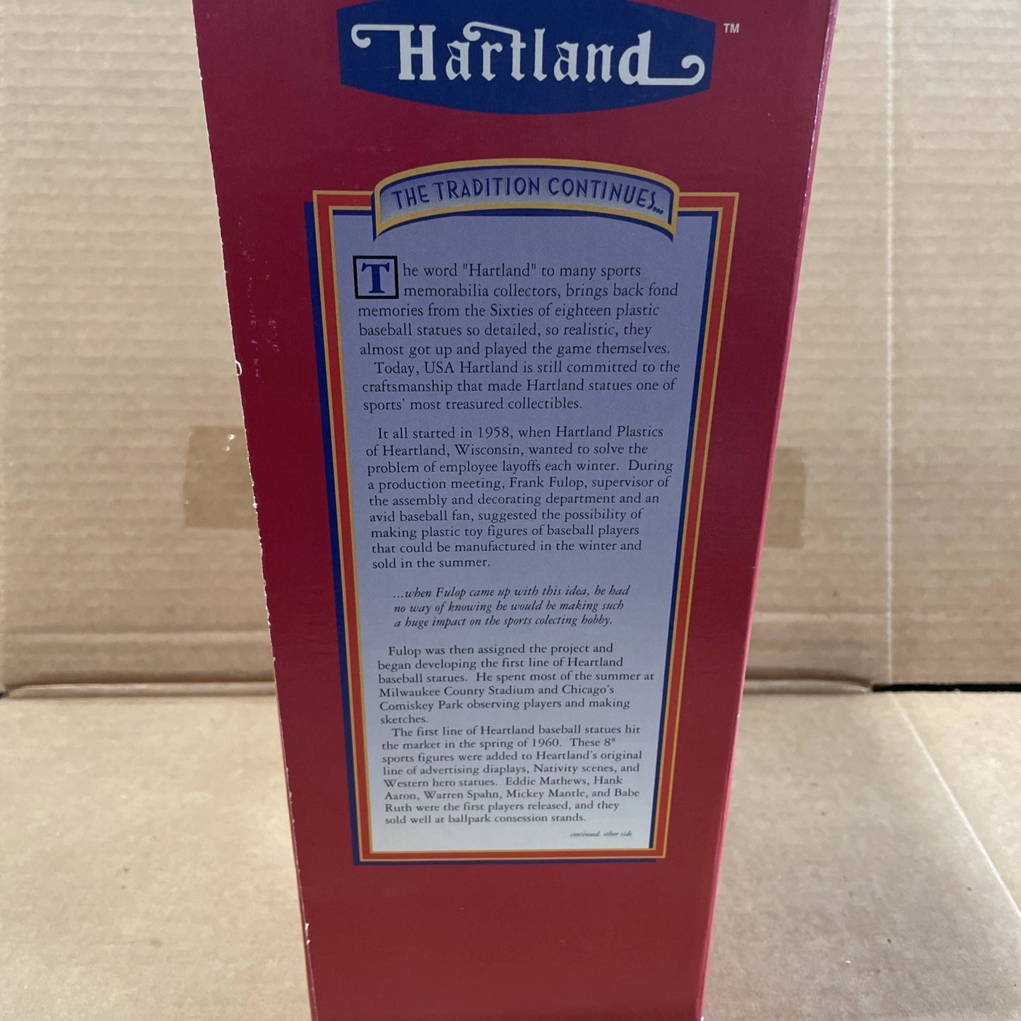 Nolan Ryan Heartland Limited Edition Statue Sealed