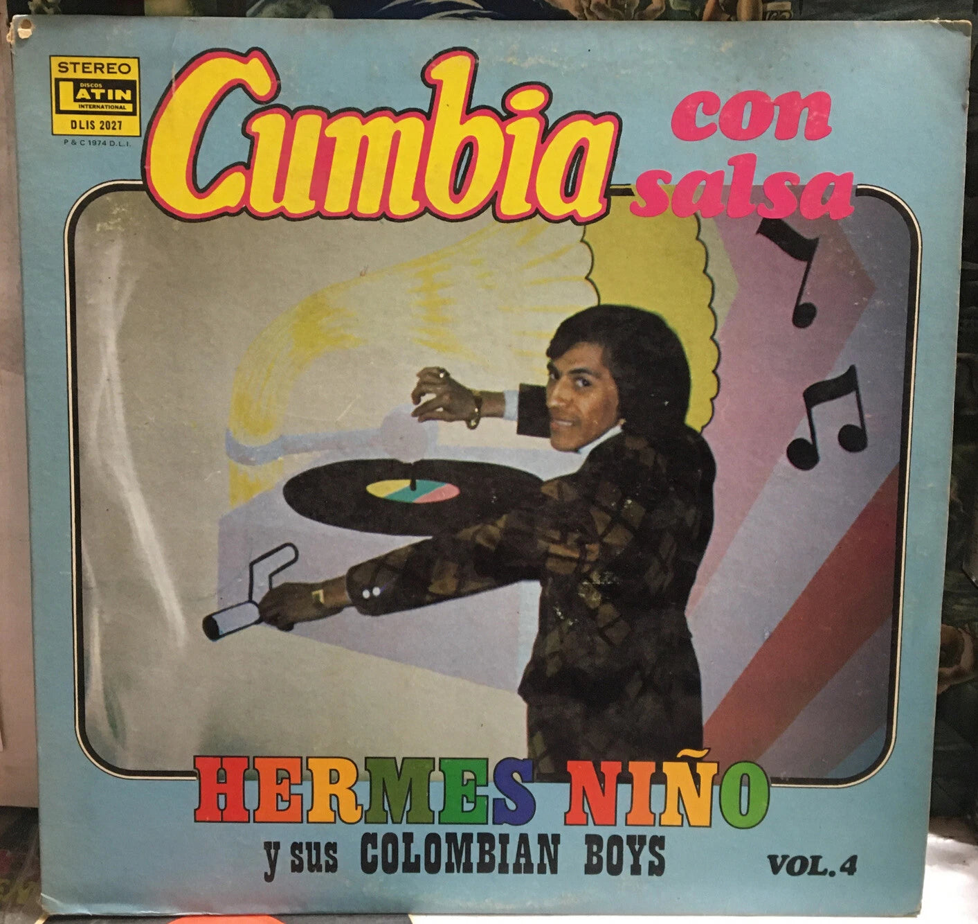 Hermes Nino Y Sus Colombian Boys Cumbia Con Salsa Record DLIS2027