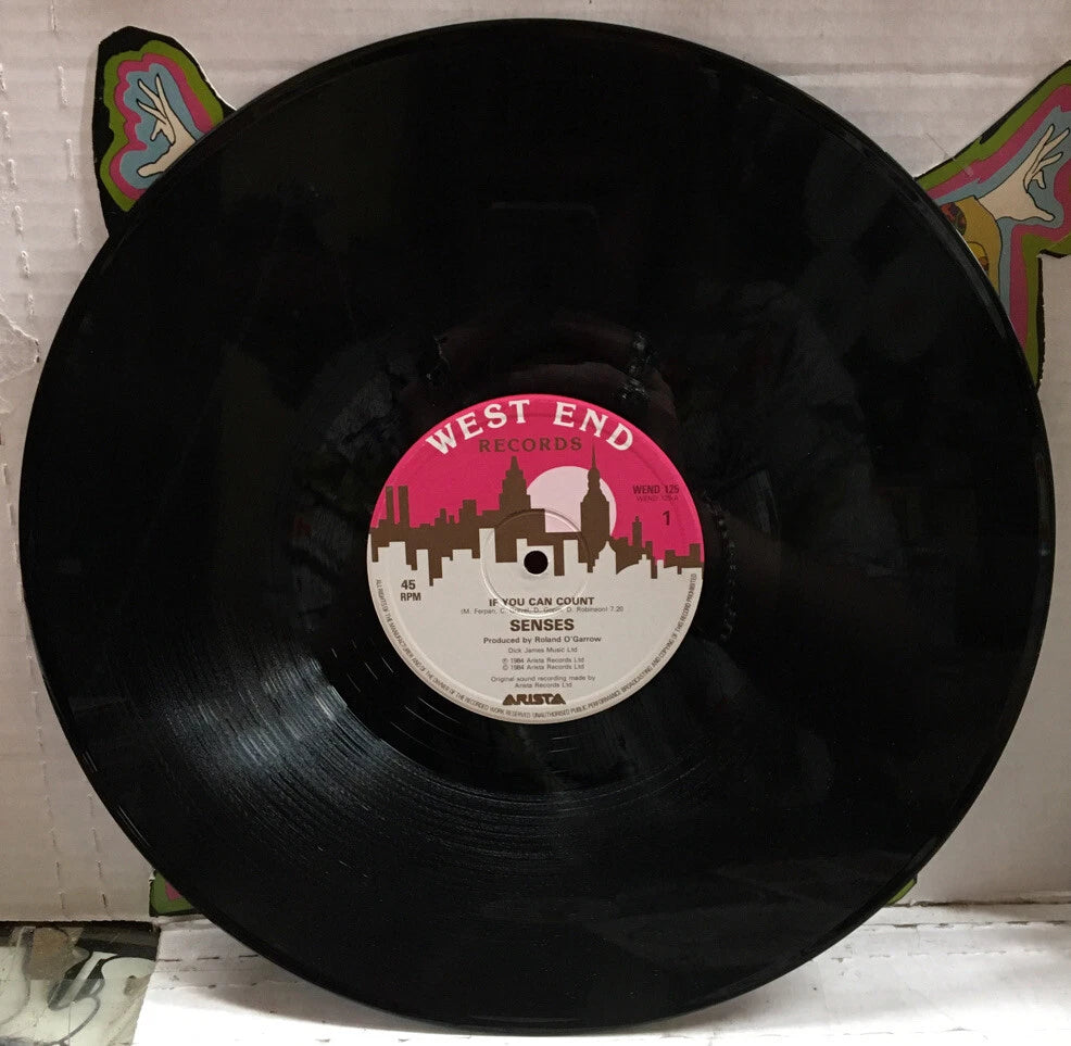 Senses If You Can Count 12” UK Import Record WEND125