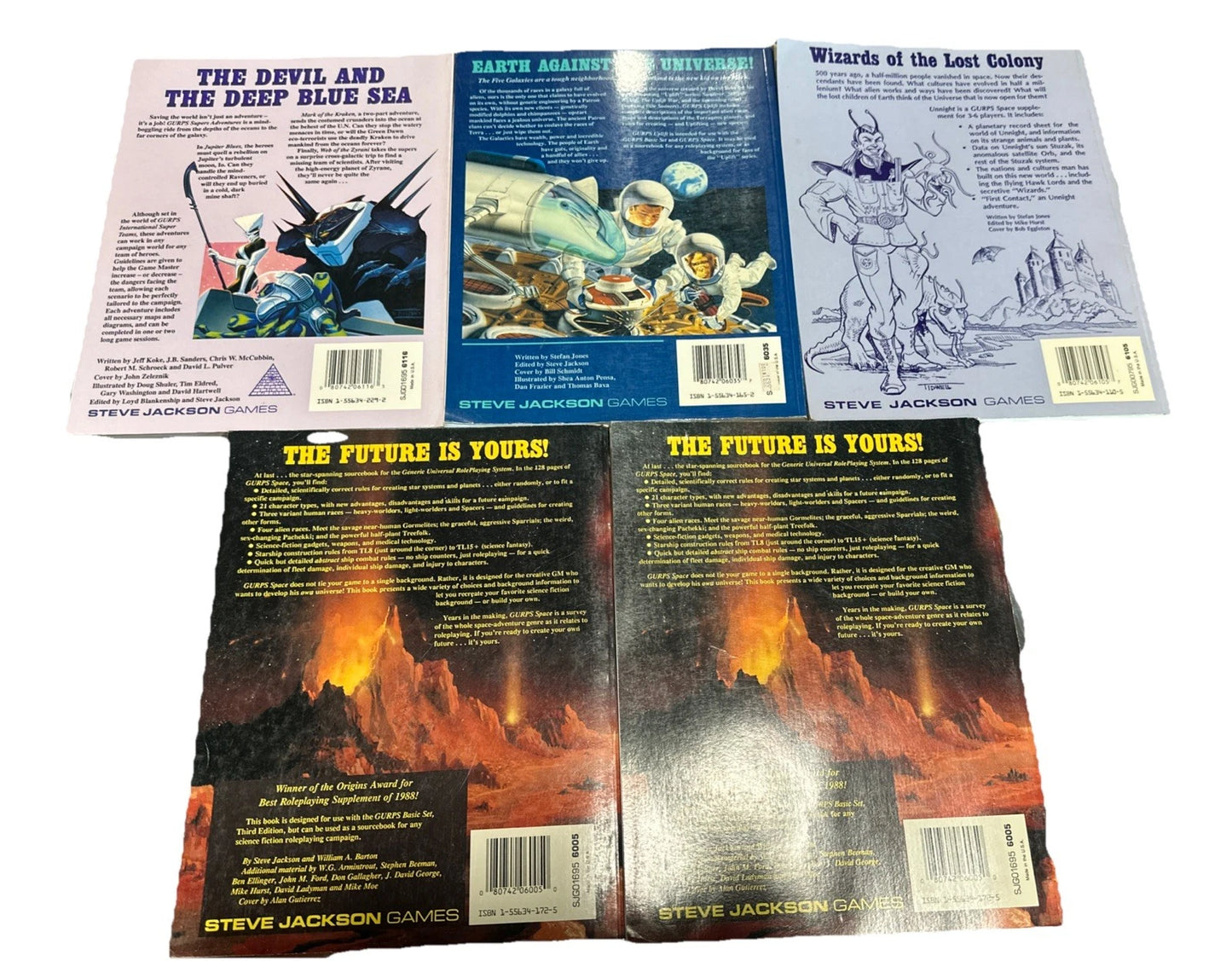 GURPS Magazine Lot Uplift, Supers Adventures, Uniform, Space