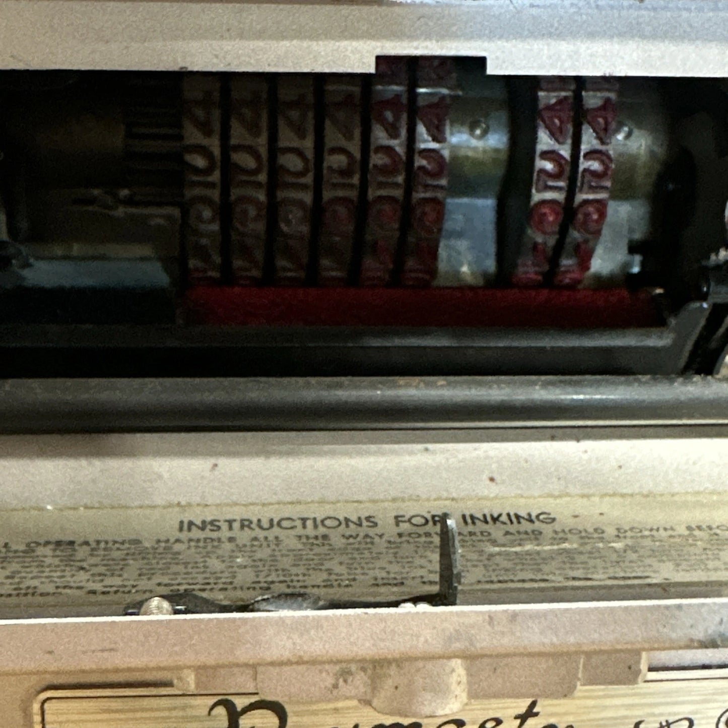 VINTAGE Paymaster Check Writer Series 7000 w/ Ribbon -NO KEY- TESTED
