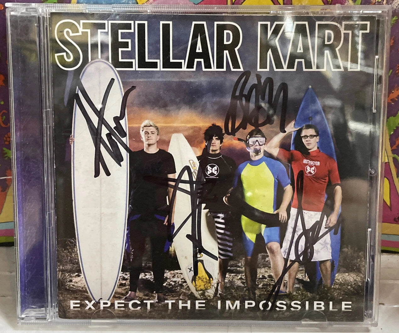 Stellar Kart Expect The Impossible Autographed CD