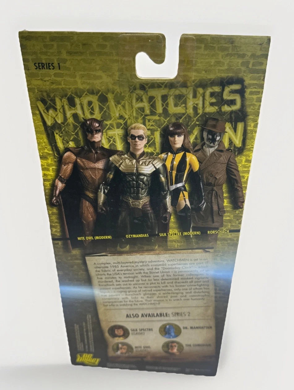DC Direct Watchmen Rorschach Collector Action Figure 2009 New Sealed Series 1