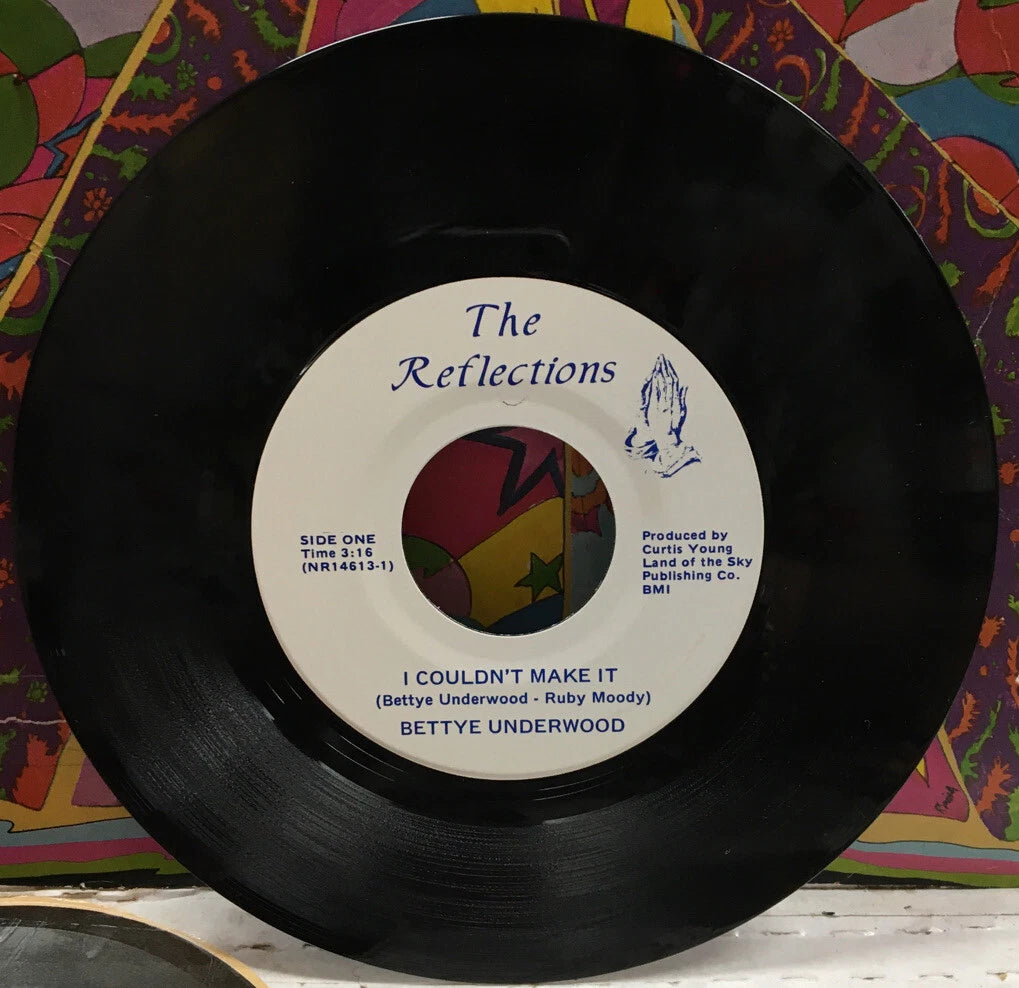 Bettye Underwood I Couldn’t Make It 7” Single NR14613-1