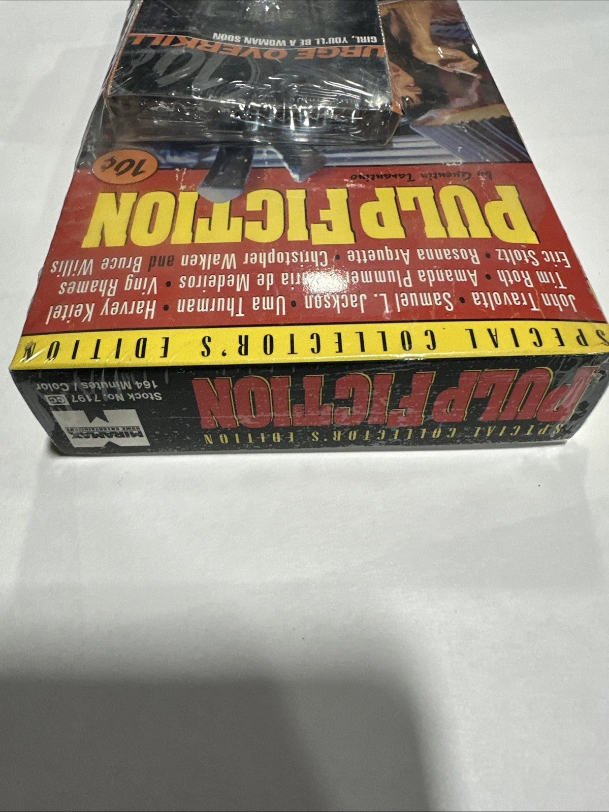 Pulp Fiction VHS 1996 Collector's Edition Samuel L. Jackson SEALED With Cassette