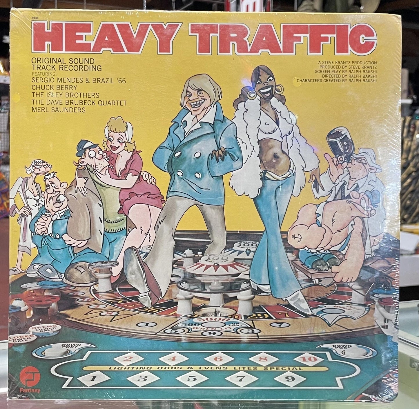 PROMO-RALPH BAKSHI HEAVY TRAFFIC VINYL LP 1973 SOUL FUNK JAZZ F-9436 New
