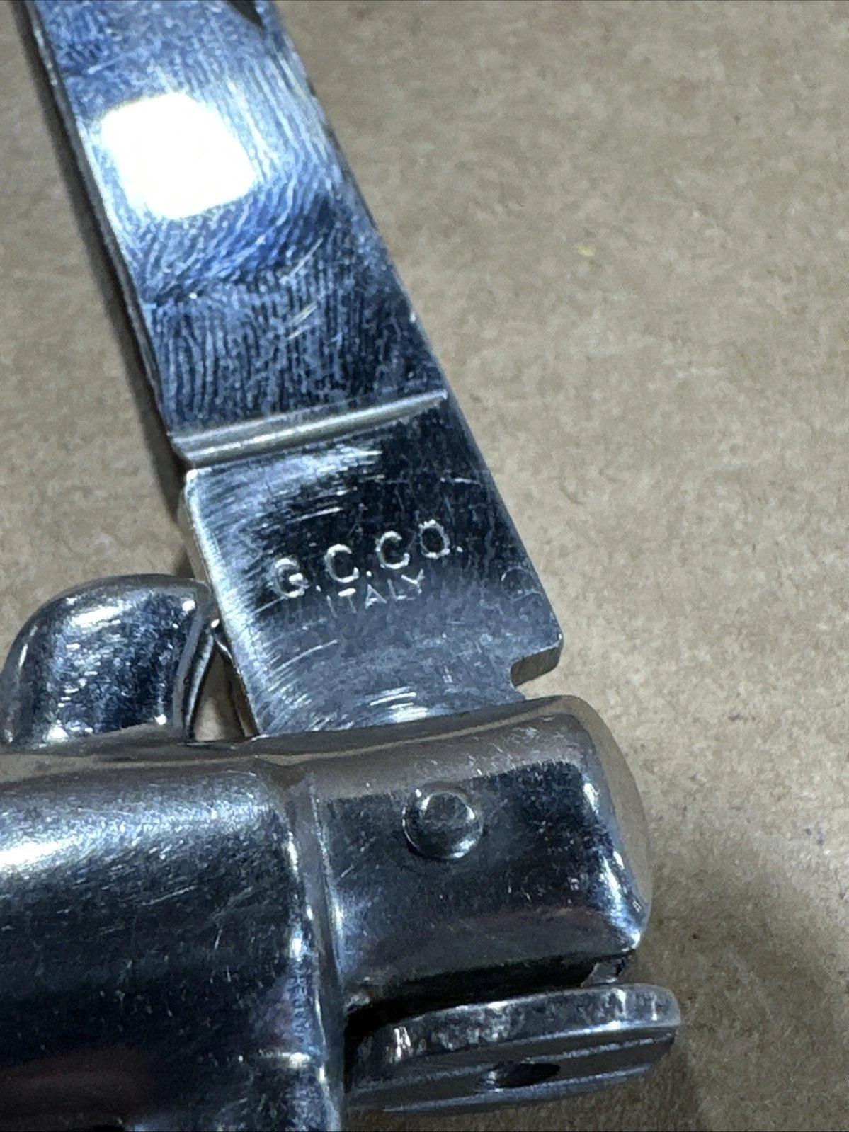 Vintage G.C. Co STILETTO Knife - Lockback - Marbled Handles