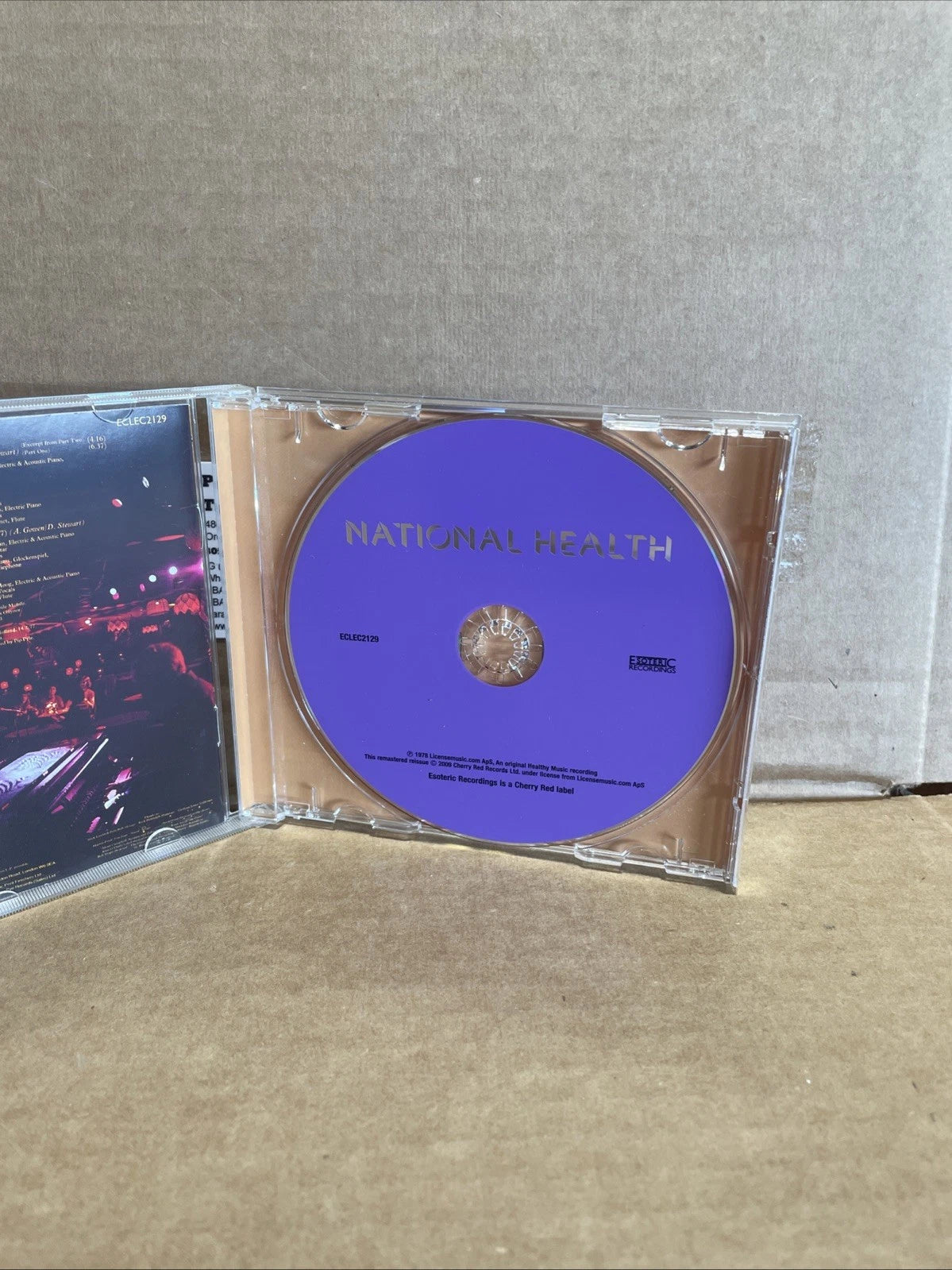 National Health CD Self Titled Progressive Rock Rare 2009 Very Good Condition