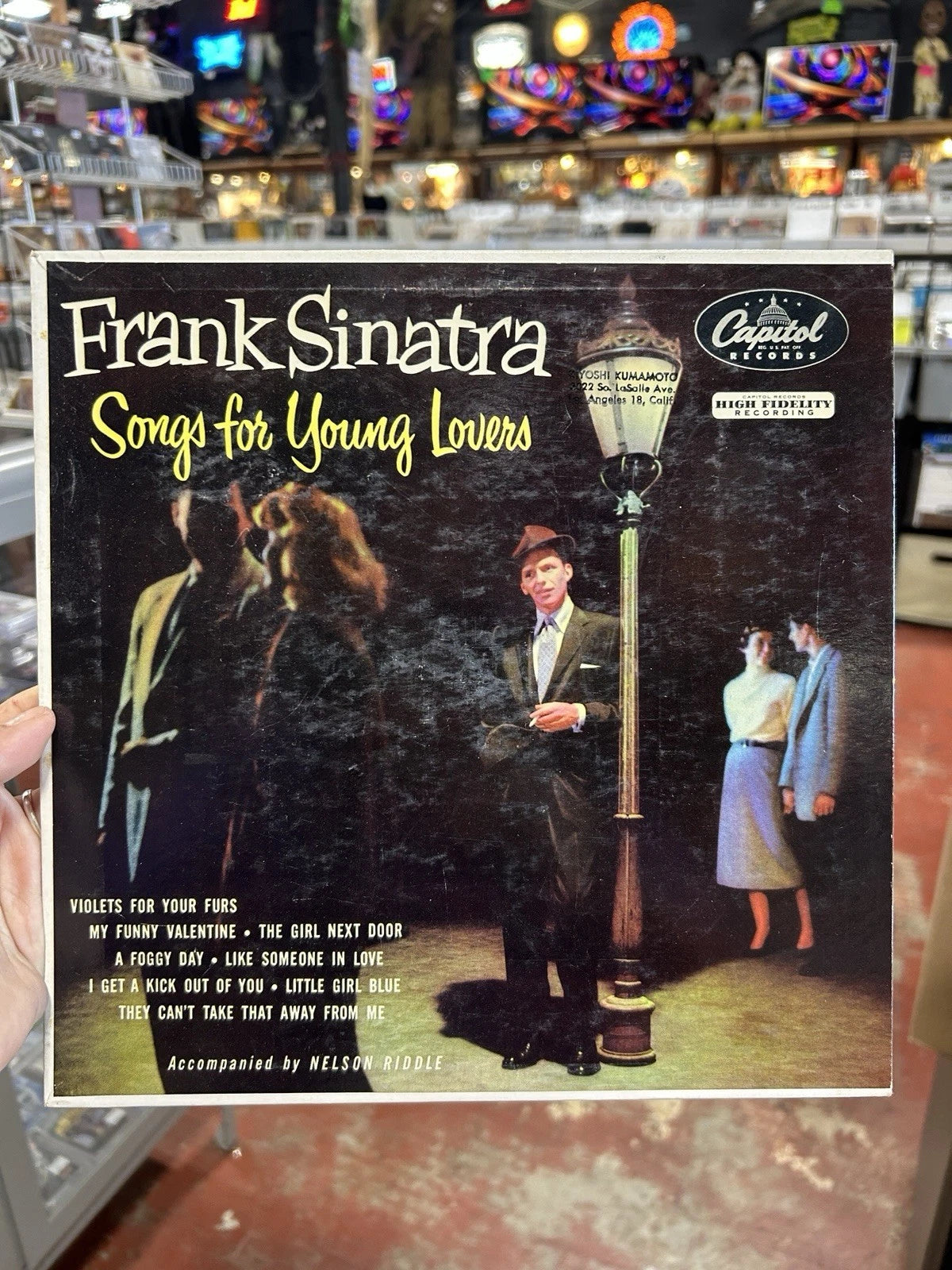 FRANK SINATRA SONGS FOR YOUNG LOVERS CAPITOL H-488 1955 10" LP vg+