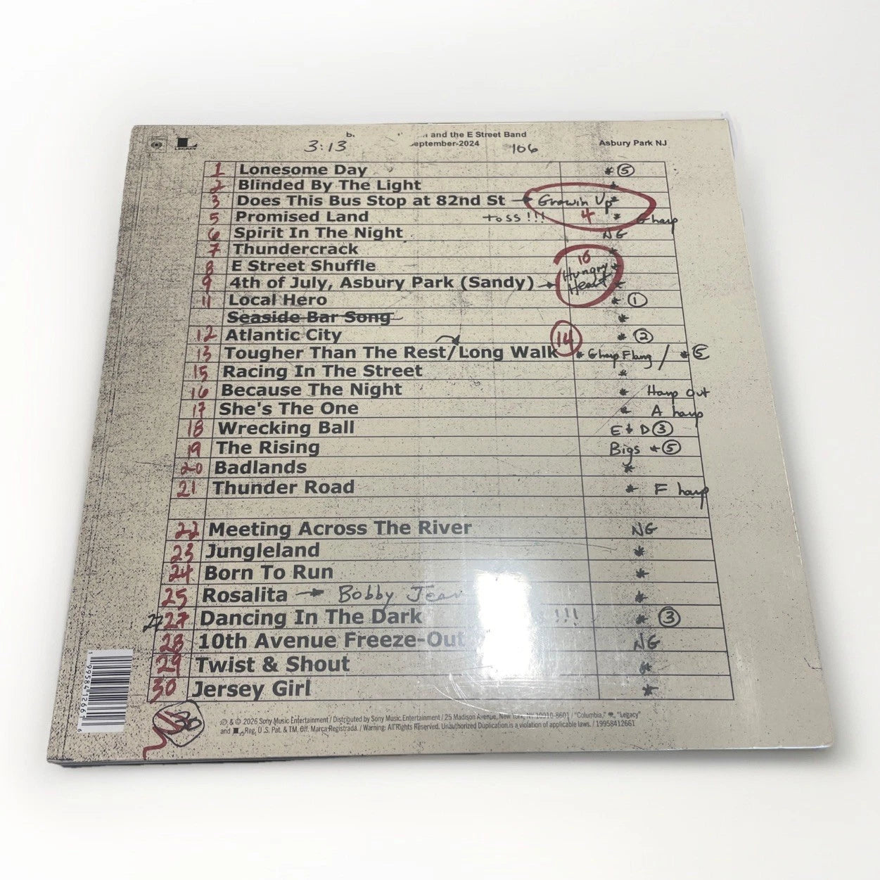 BRUCE SPRINGSTEEN RSD 2026 “LIVE FROM ASBURY PARK” 5LP VINYL BOX SET NEW SEALED