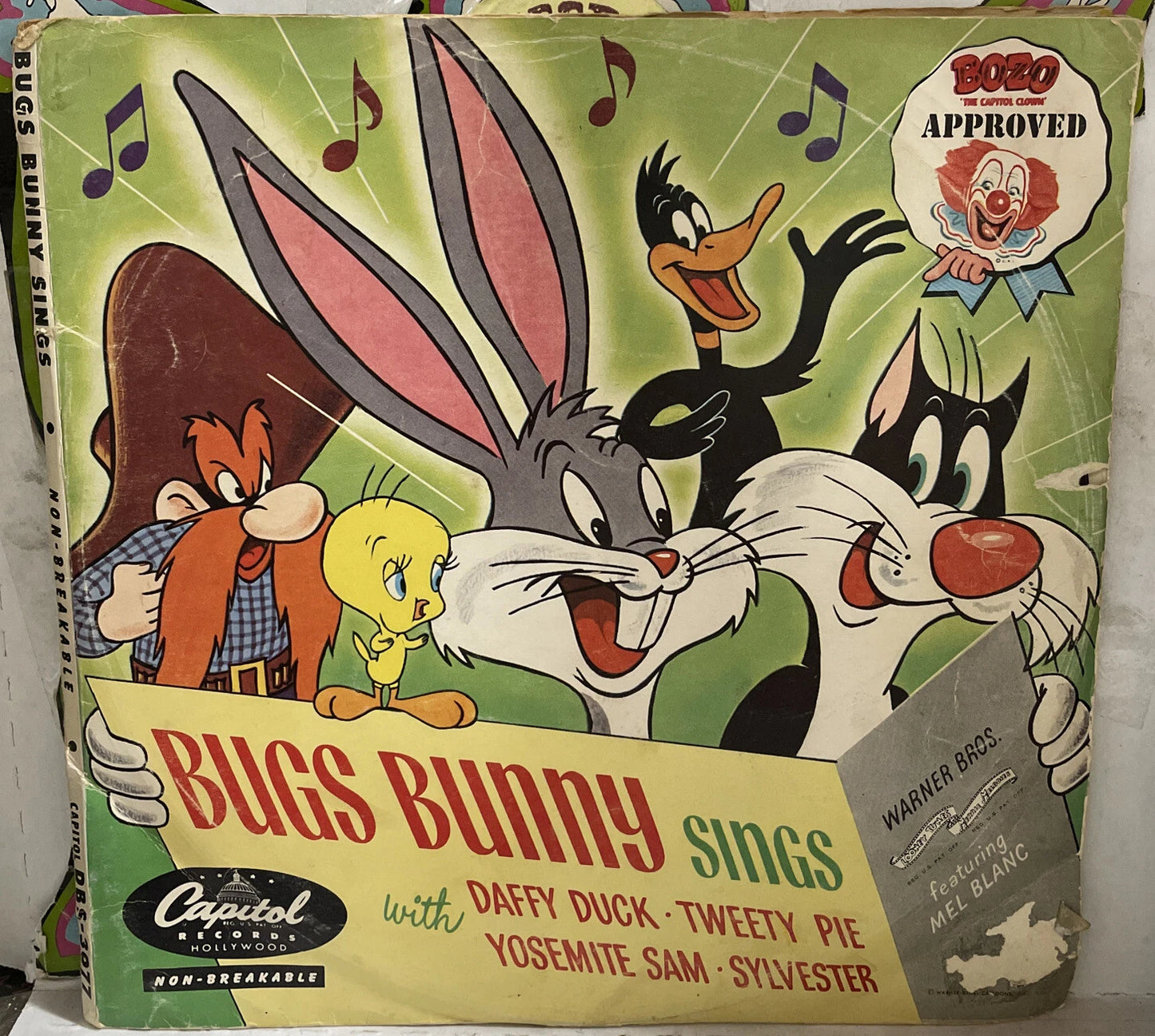 Mel Blanc Bugs Bunny Sings 10” 78 RPM Set DBS-3077