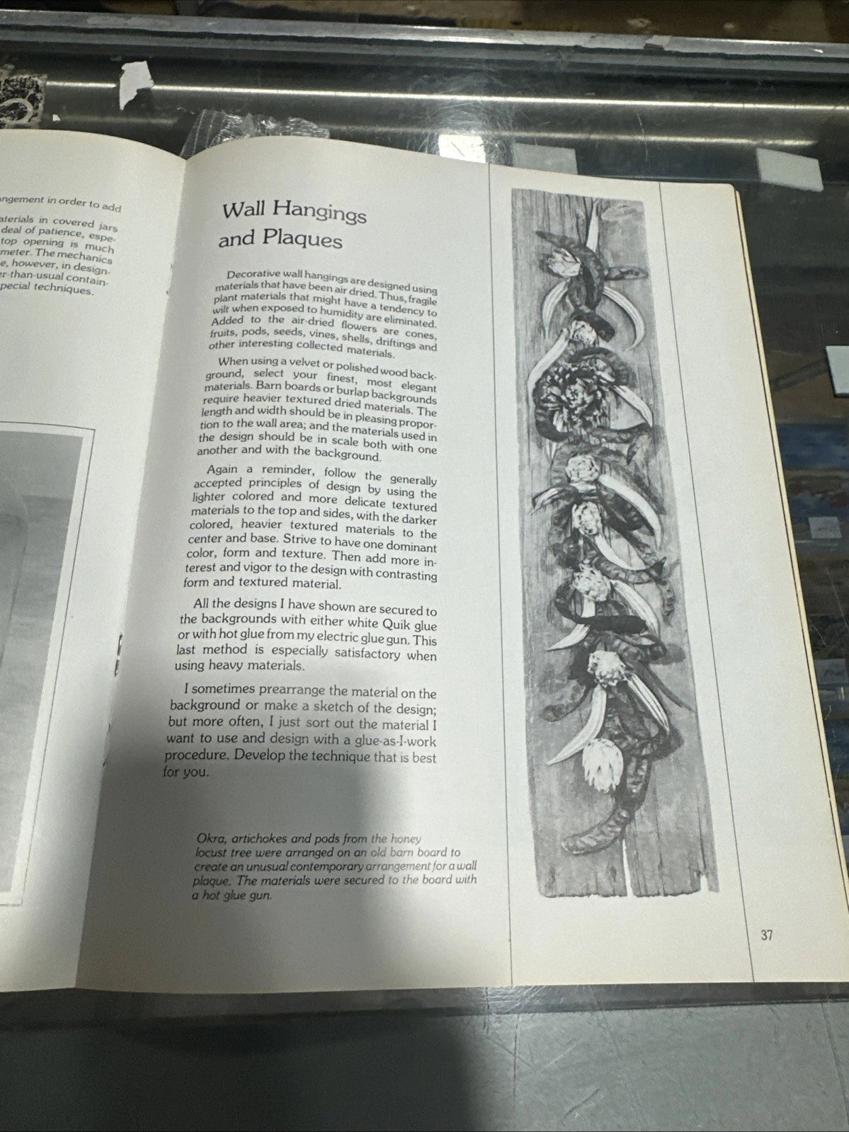 Vintage Creating Designs With Dried Flowers 1978 #8027