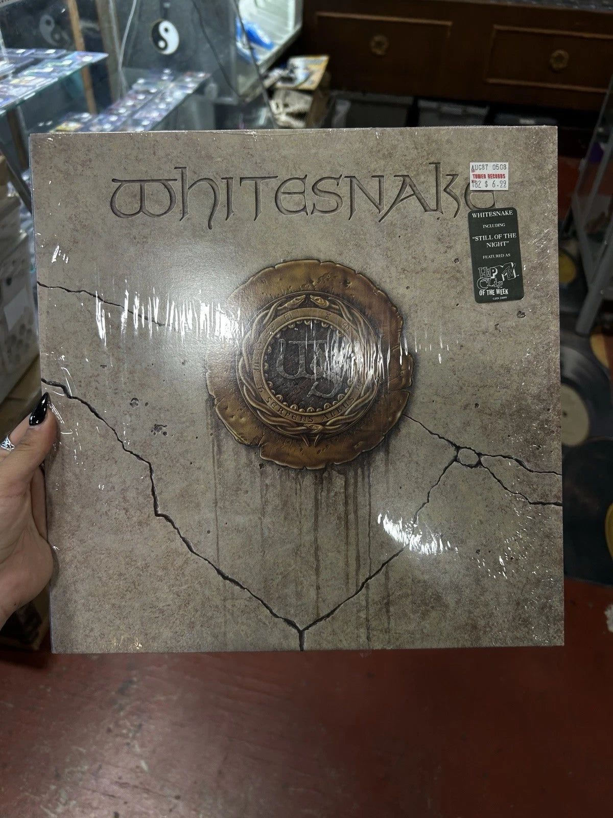 Whitesnake Self-Titled 1987 Vinyl LP w/Inner Sleeve Geffen GHS 24099 Hype